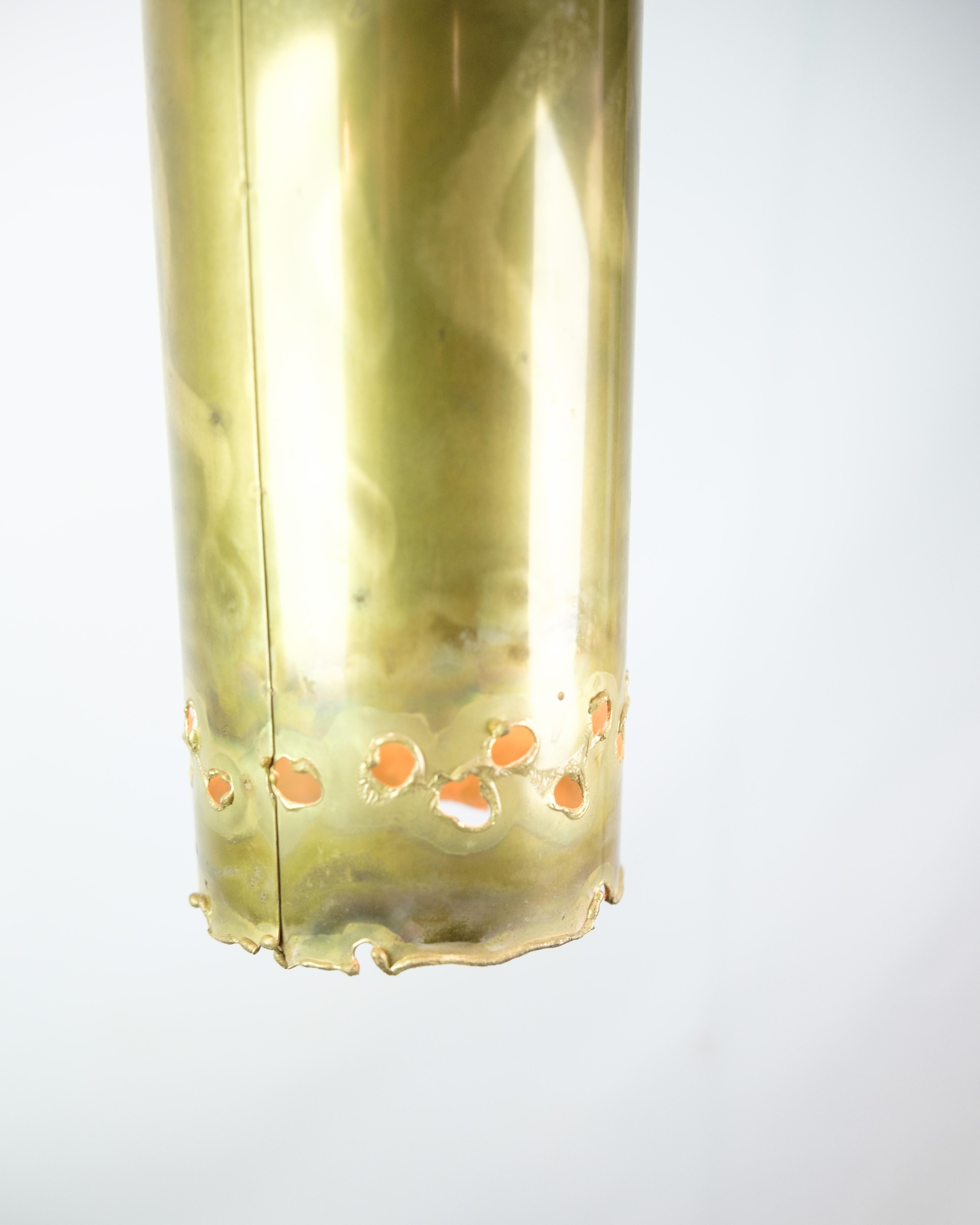 Ceiling lamp In Brass, Designed By Svend Aage Holm Sørensen From 1960s For Sale 4