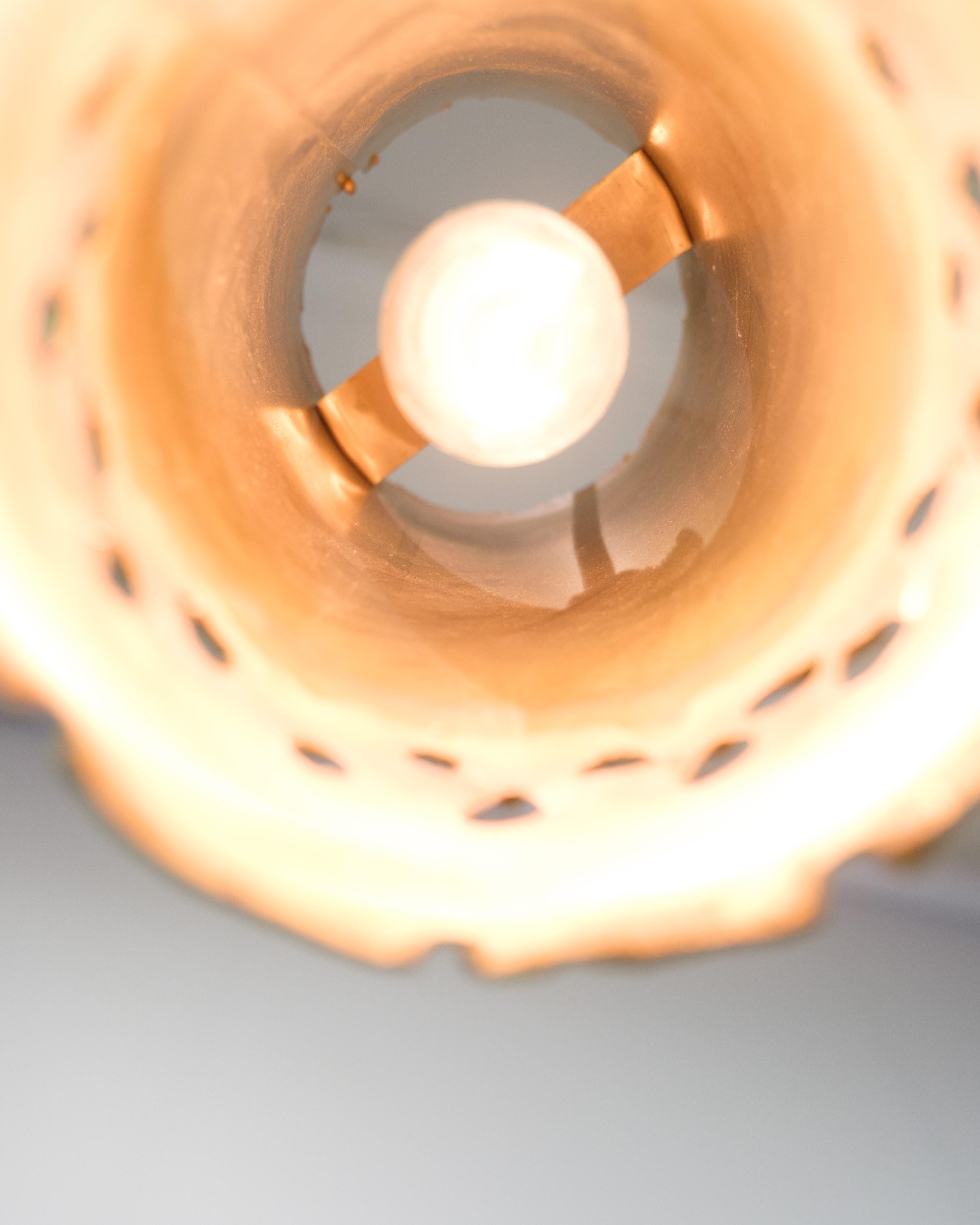 Ottone Set Of 2 Ceiling Lamp Made In Brass By Svend Aage Holm Sørensen From 1960s in vendita