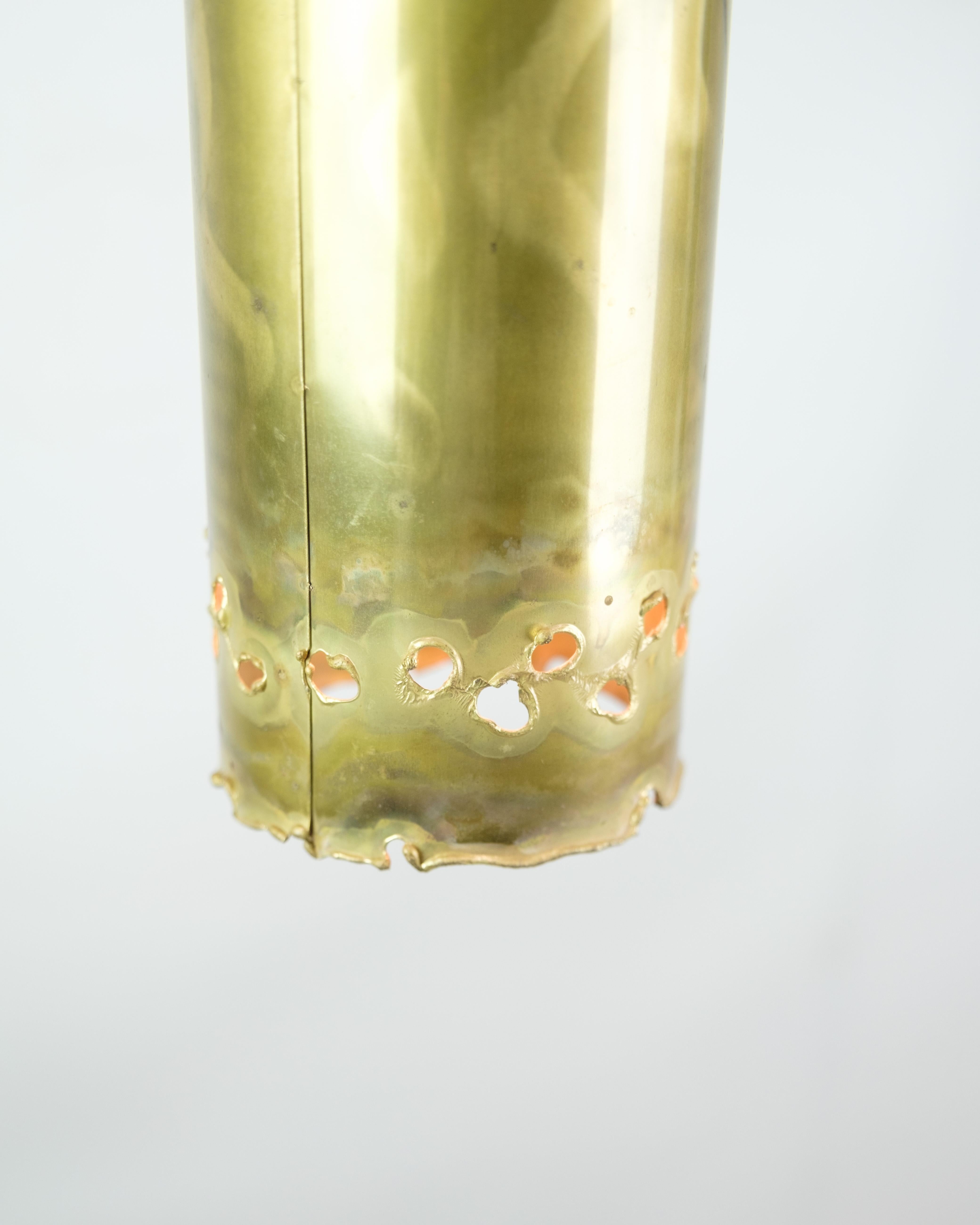 Ceiling lamp In Brass, Designed By Svend Aage Holm Sørensen From 1960s For Sale 3