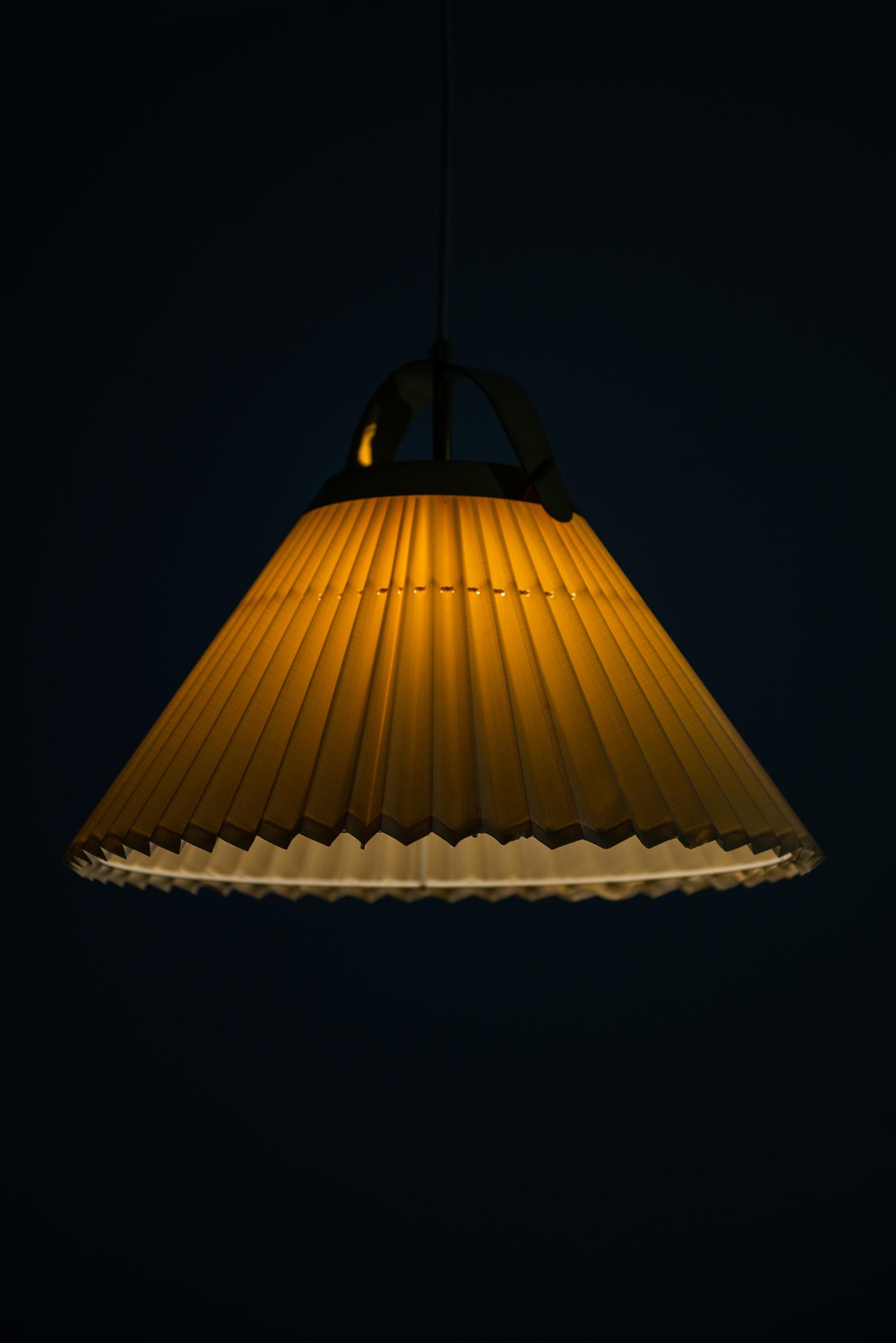 Mid-20th Century Ceiling Lamp in Brass Produced by Bergbom in Sweden