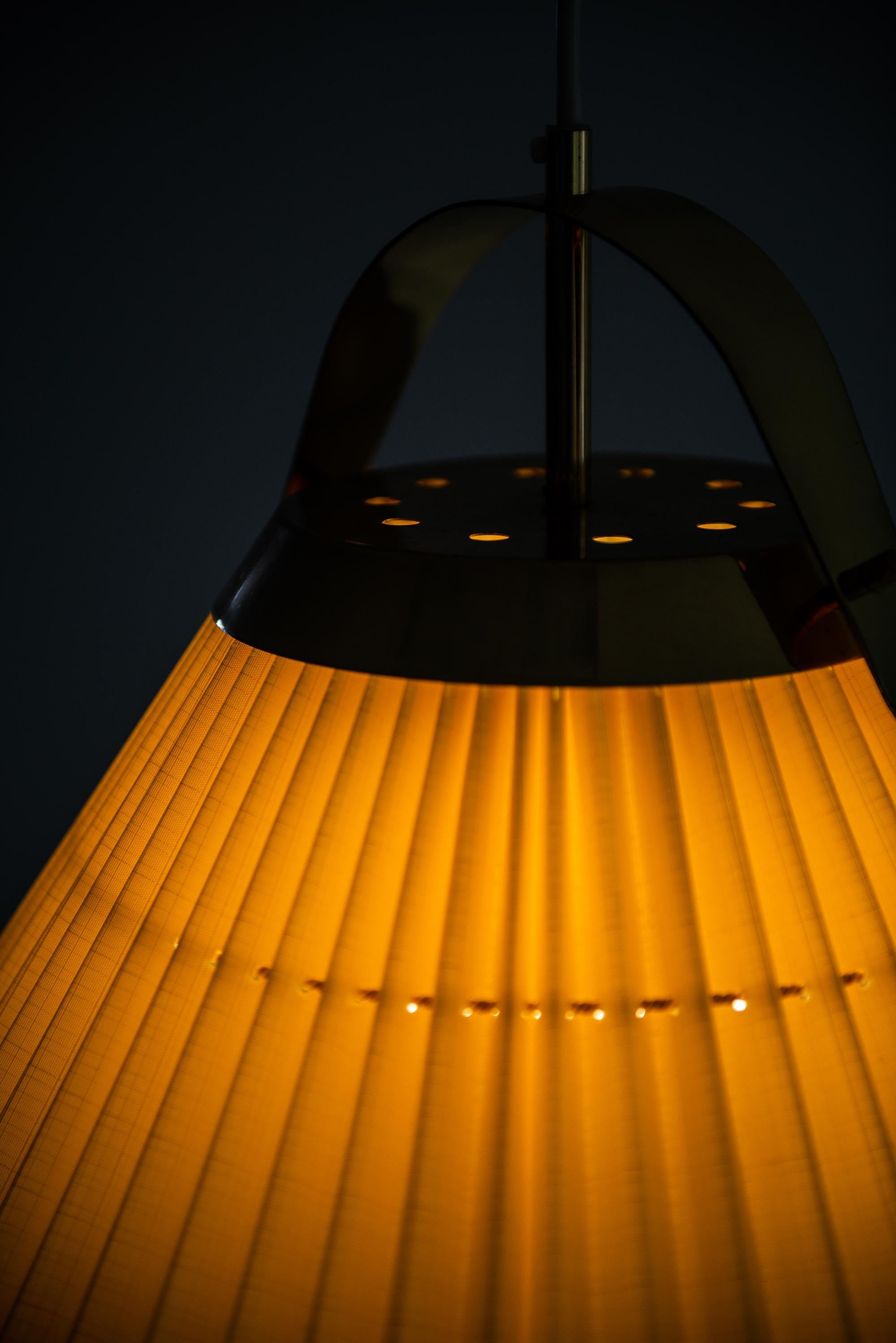 Ceiling Lamp in Brass Produced by Bergbom in Sweden 1