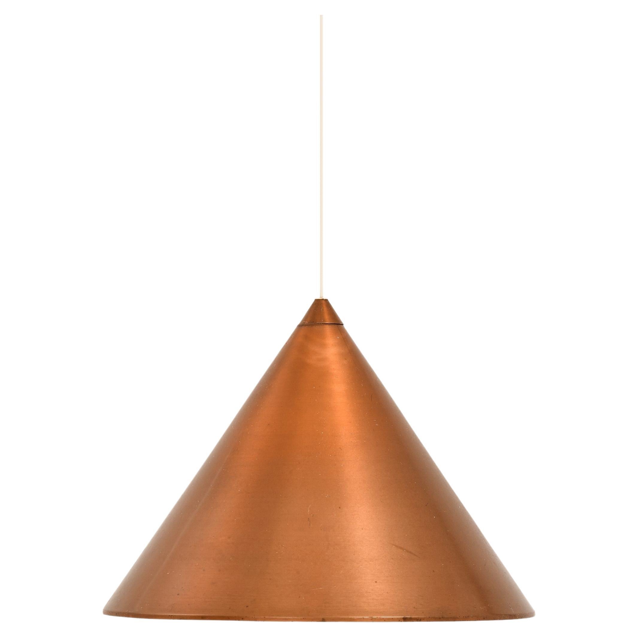 Ceiling Lamp in Copper, 1960's For Sale