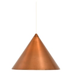 Vintage Ceiling Lamp in Copper, 1960's