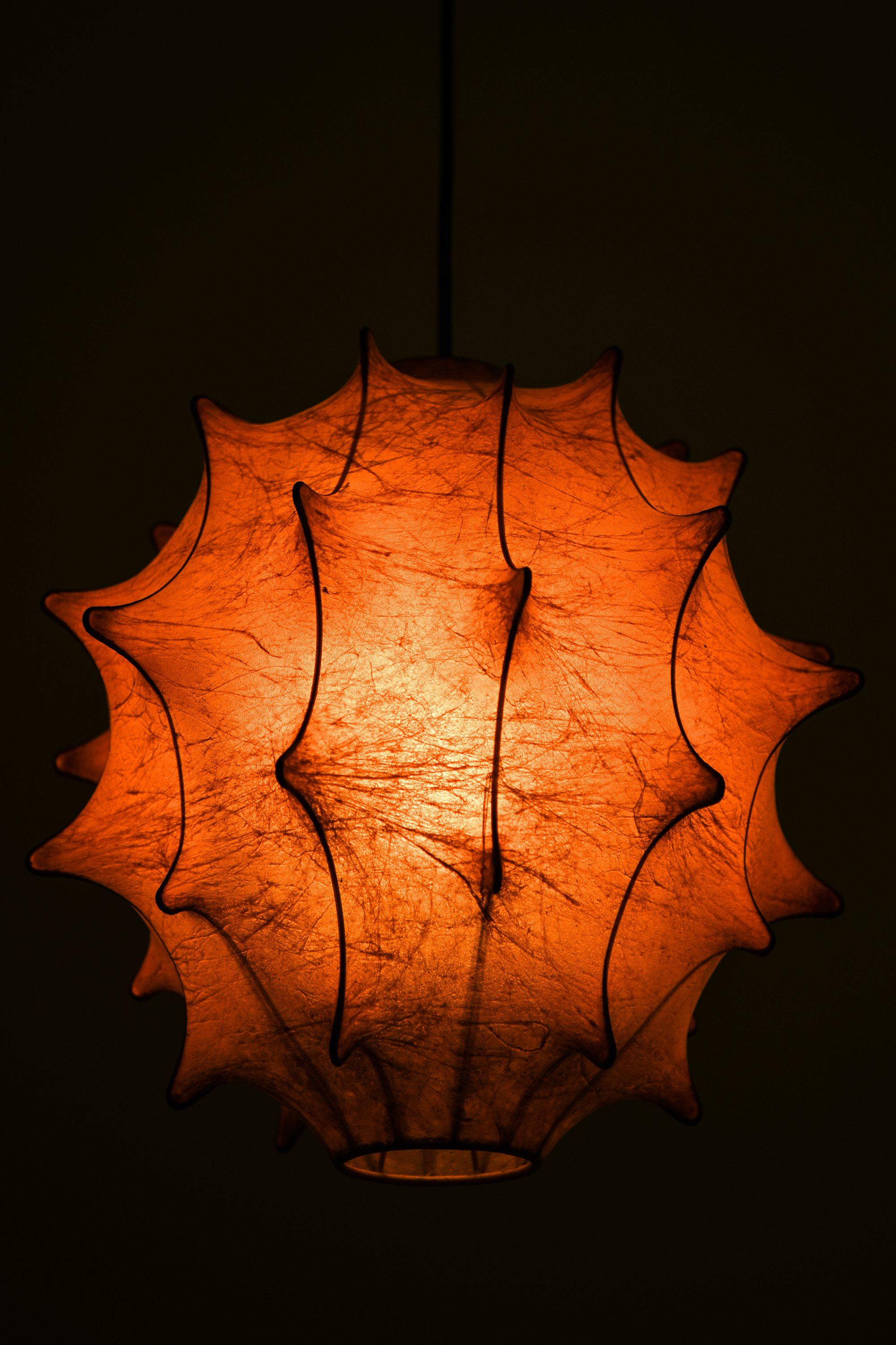 Lampada da soffitto in polimero plastico di Achille and Pier Giacomo Castiglioni, anni '60 In condizioni buone in vendita a Limhamn, Skåne län