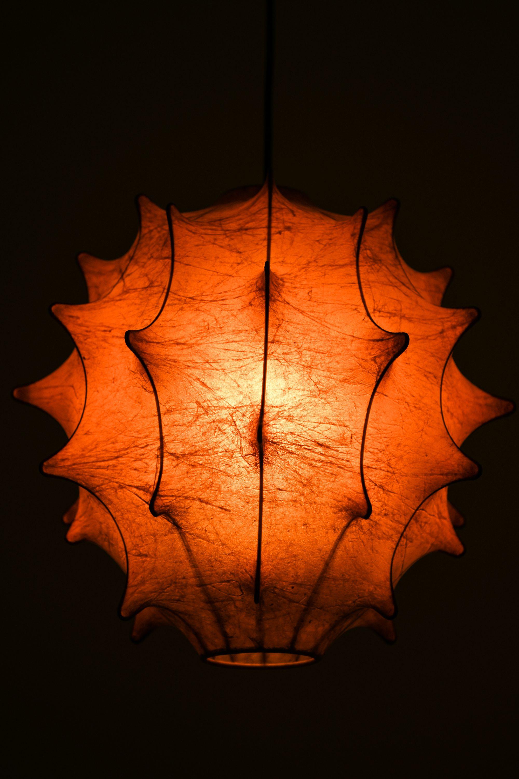 XX secolo Lampada da soffitto in polimero plastico di Achille and Pier Giacomo Castiglioni, anni '60 in vendita
