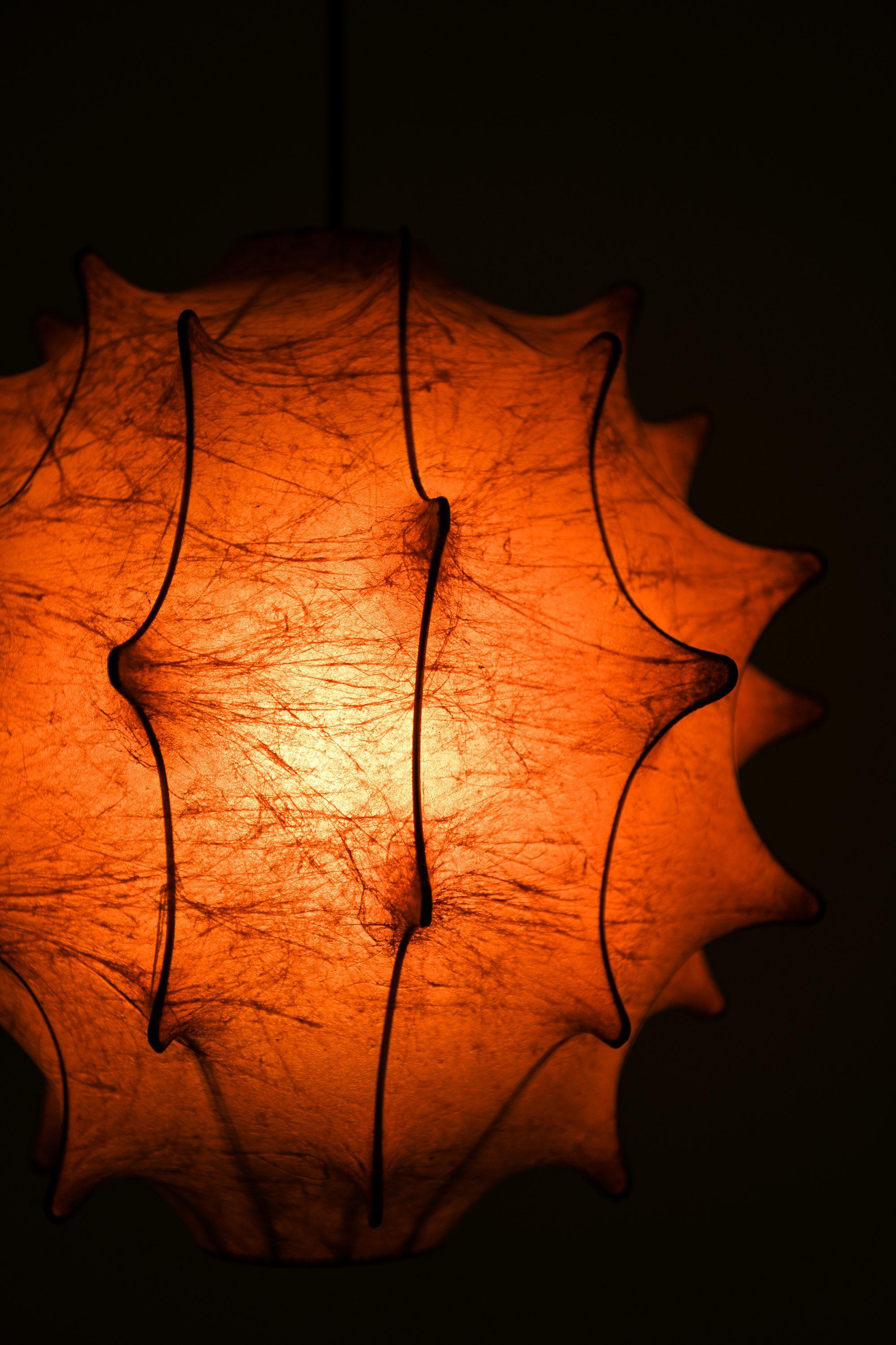 Ferro Lampada da soffitto in polimero plastico di Achille and Pier Giacomo Castiglioni, anni '60 in vendita