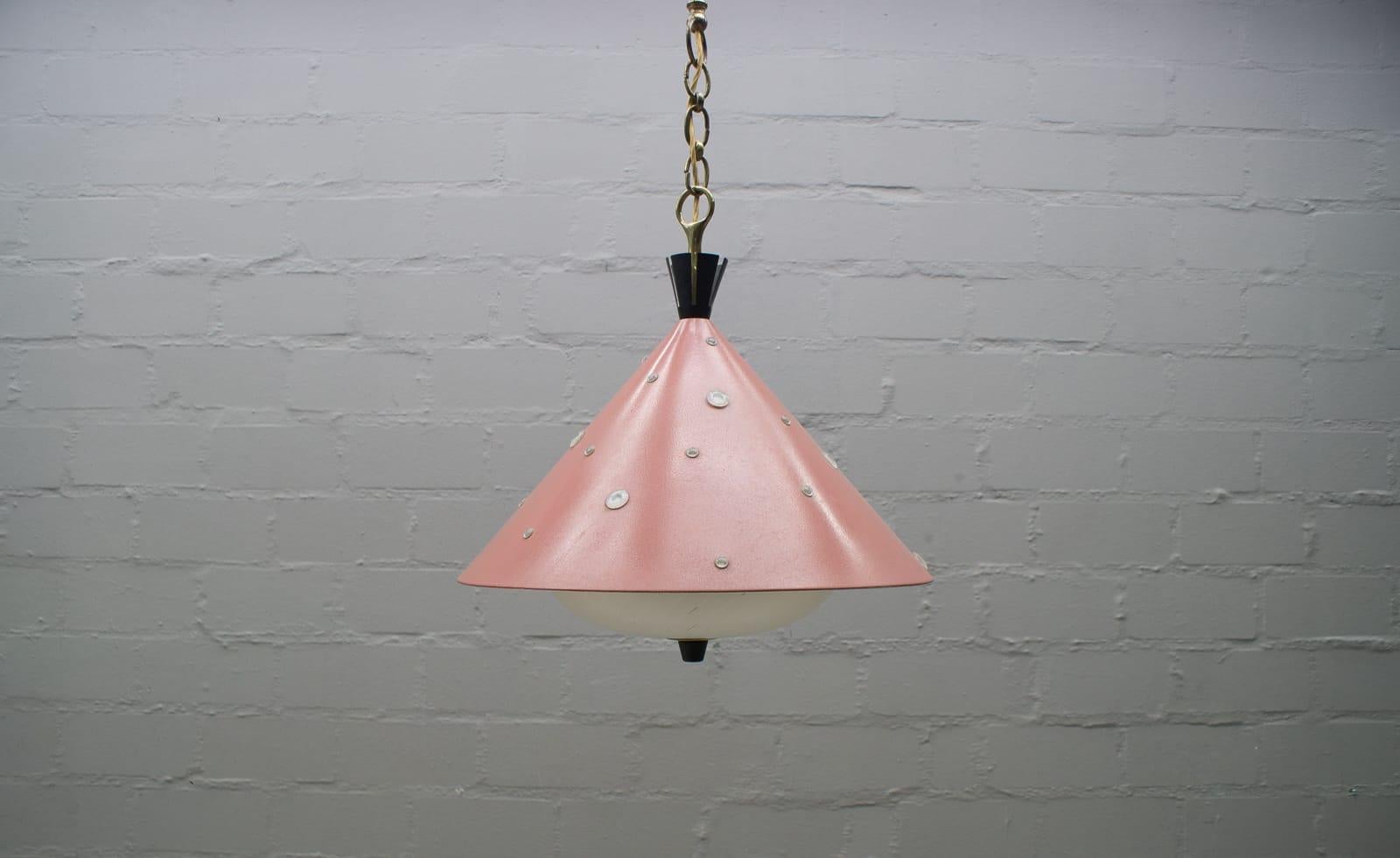 Italian Ceiling Lamp in the Manner Arredoluce / Angelo Lelli, Italy, 1950s