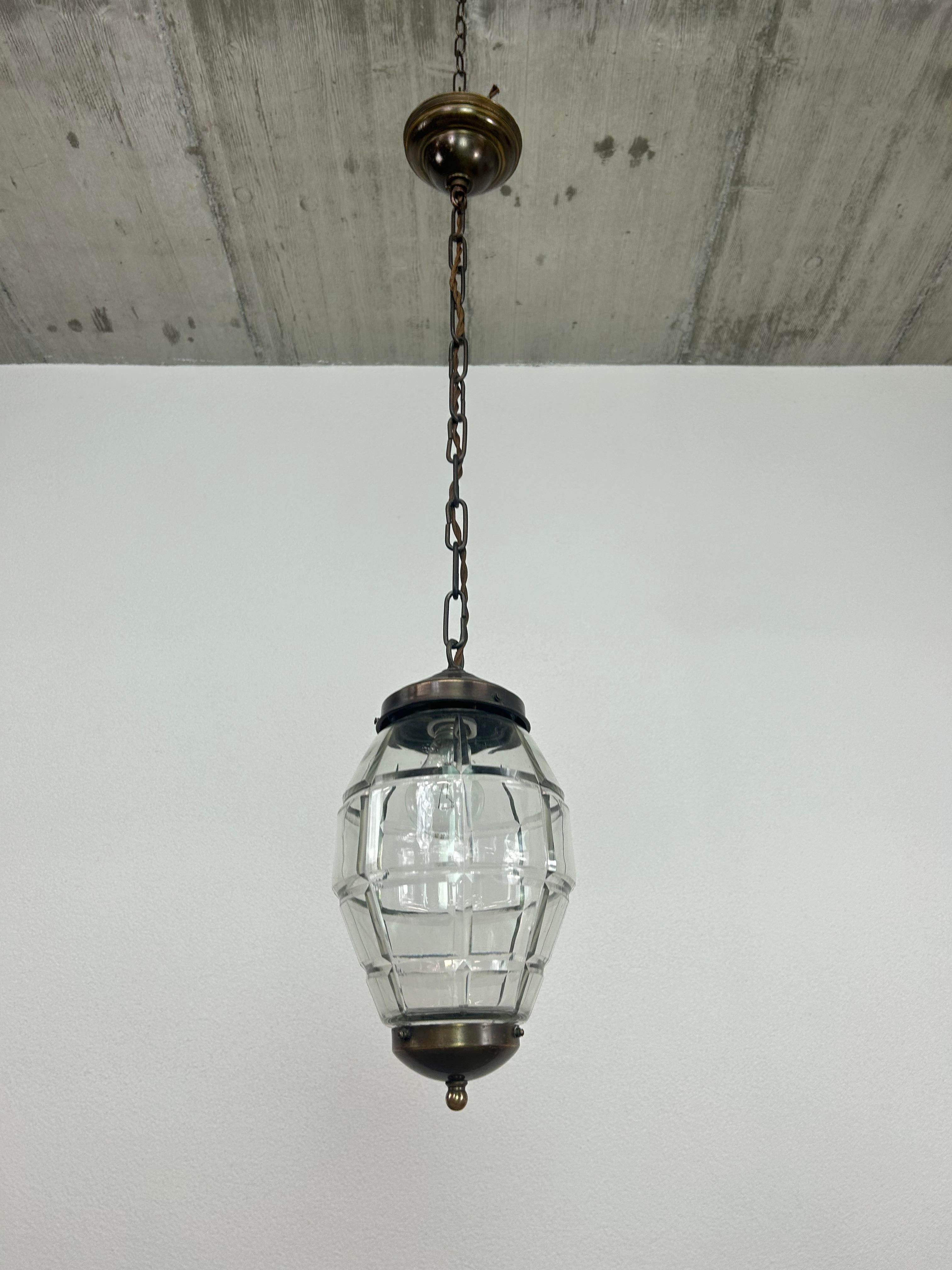 Ceiling Lamp in the Style of Adolf Loos circa 1920s in very nice original condition.