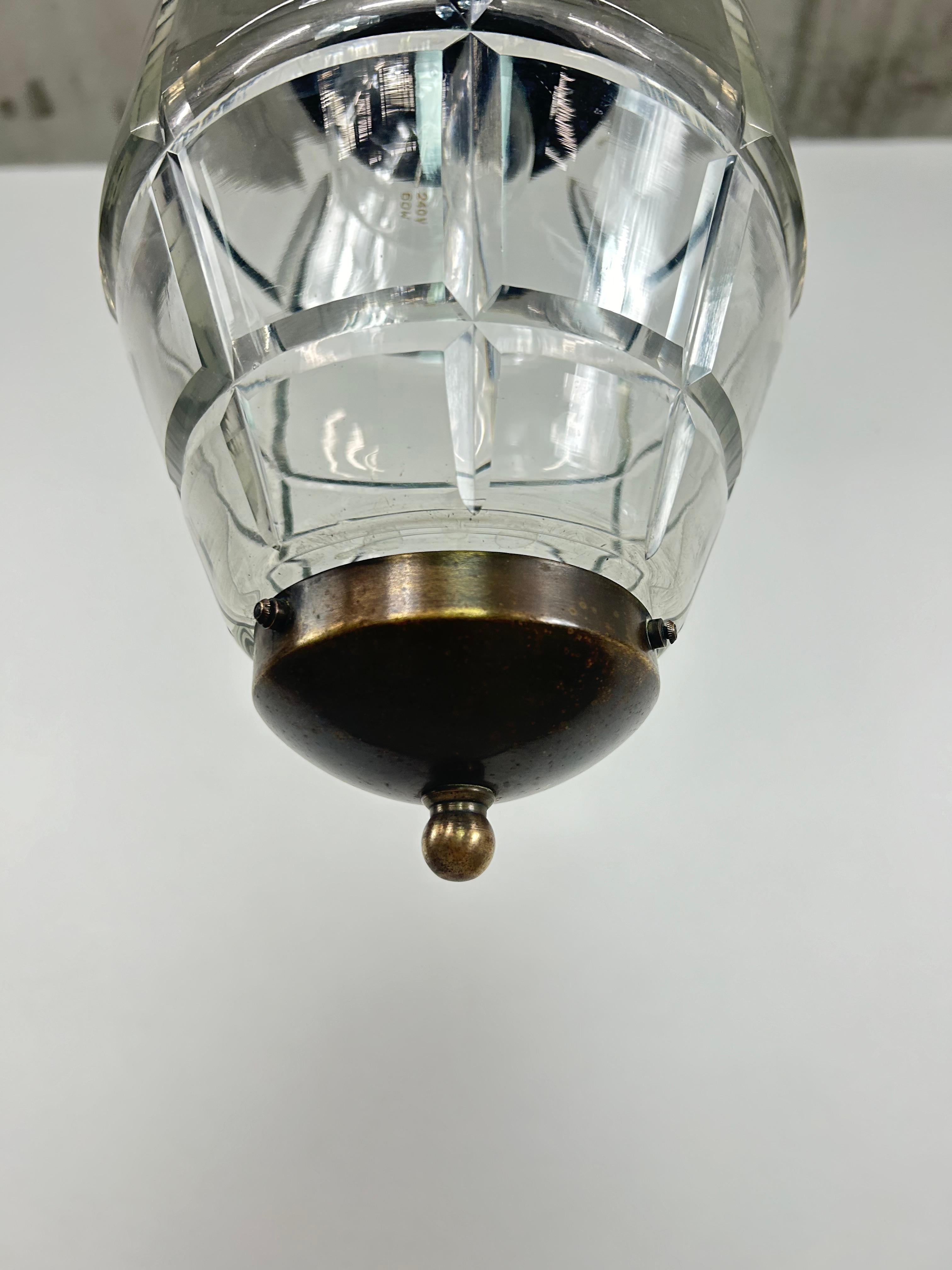 Ceiling Lamp in the Style of Adolf Loos In Good Condition For Sale In Banská Štiavnica, SK