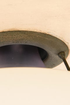 Ceiling Lamp in Yellow Metal, Brass and Opaline Glass by Poul Henningsen, 1930’s