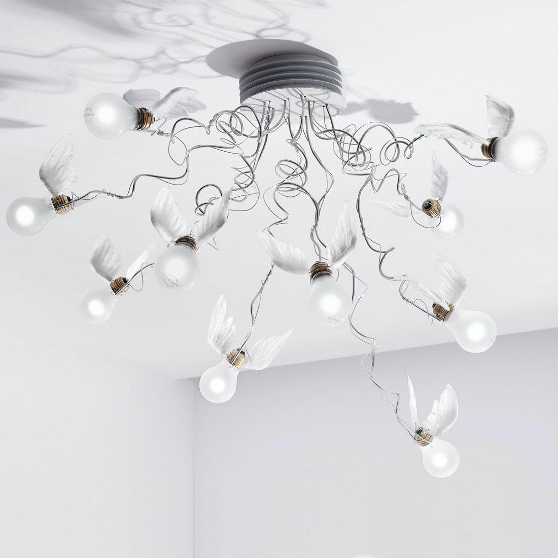 Ceiling lamp Ingo Maurer Birdie's Nest In New Condition For Sale In Alcamo, IT