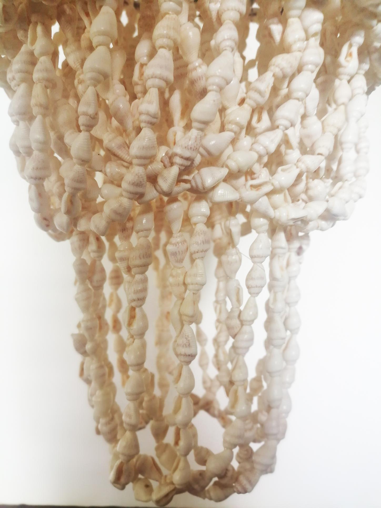 Ceiling Lamp  Shell Made with Natural Shells, Spain For Sale 3