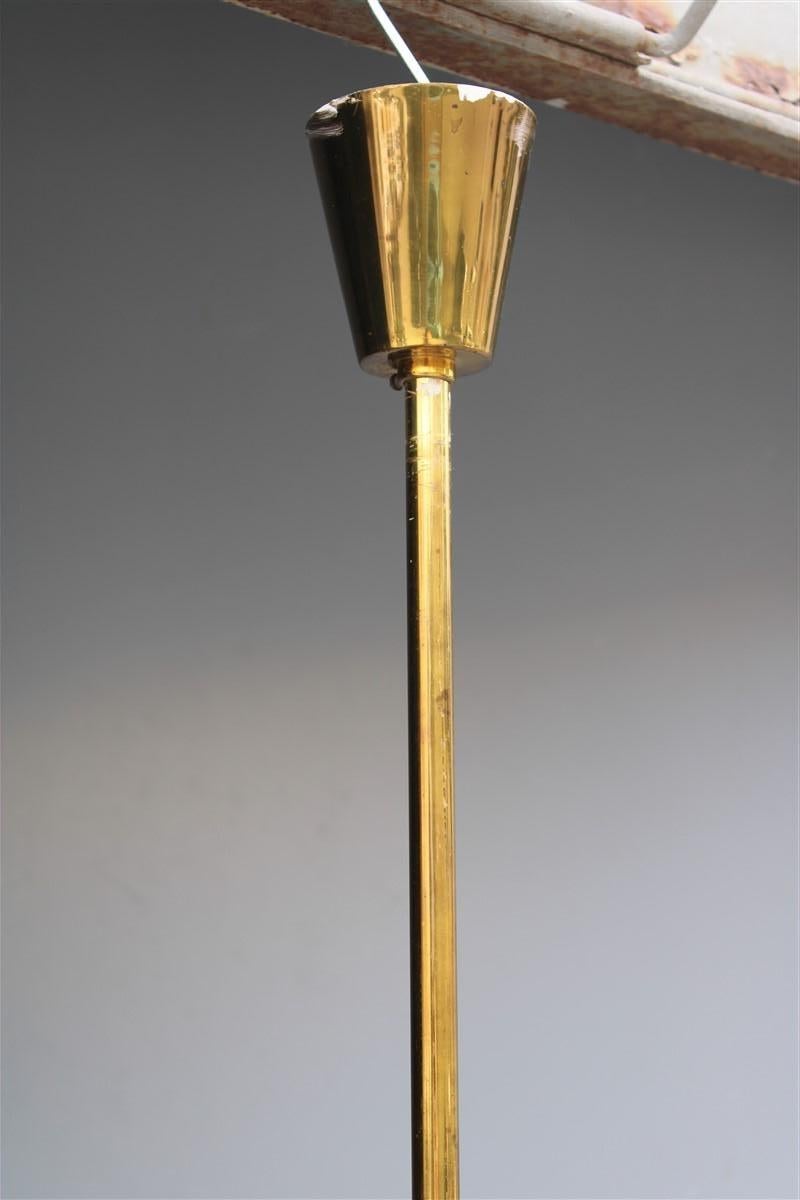 Deckenleuchte Mitte des Jahrhunderts Seguso Laterne Murano Glas und Messing 1940er Jahre (Mitte des 20. Jahrhunderts) im Angebot