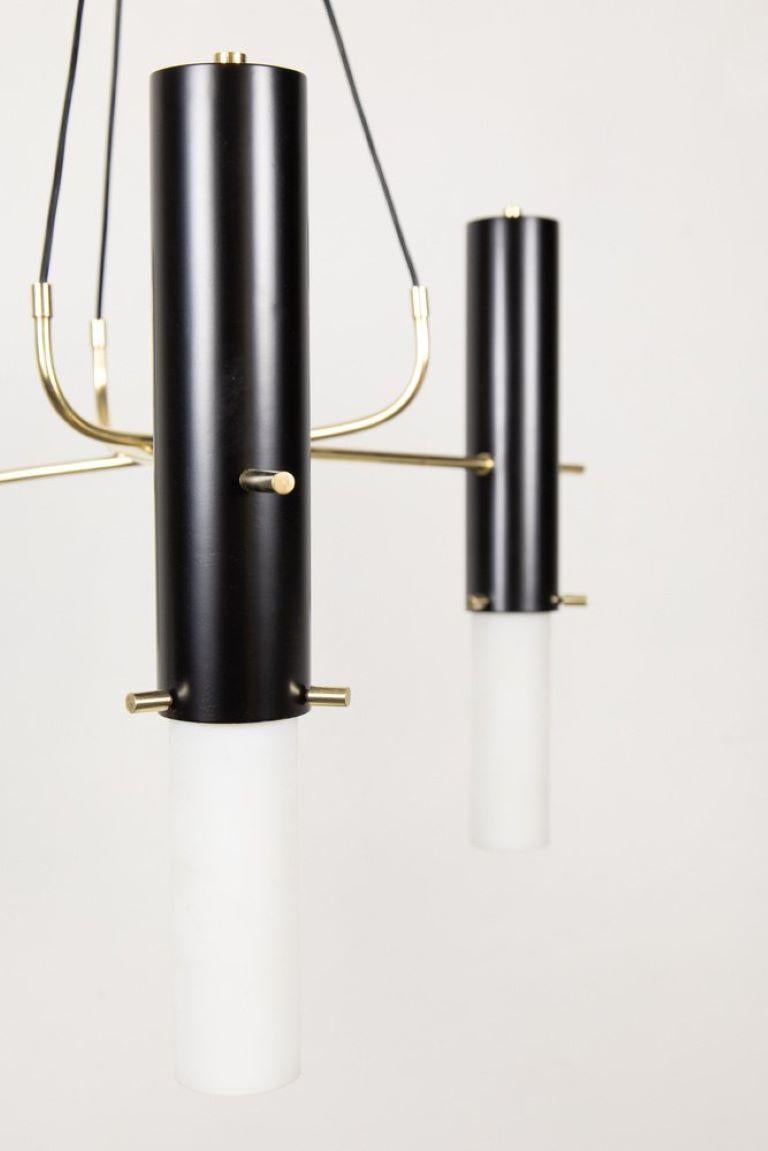 Ceiling lamp midcentury by Stilnovo In Excellent Condition For Sale In Torino, IT