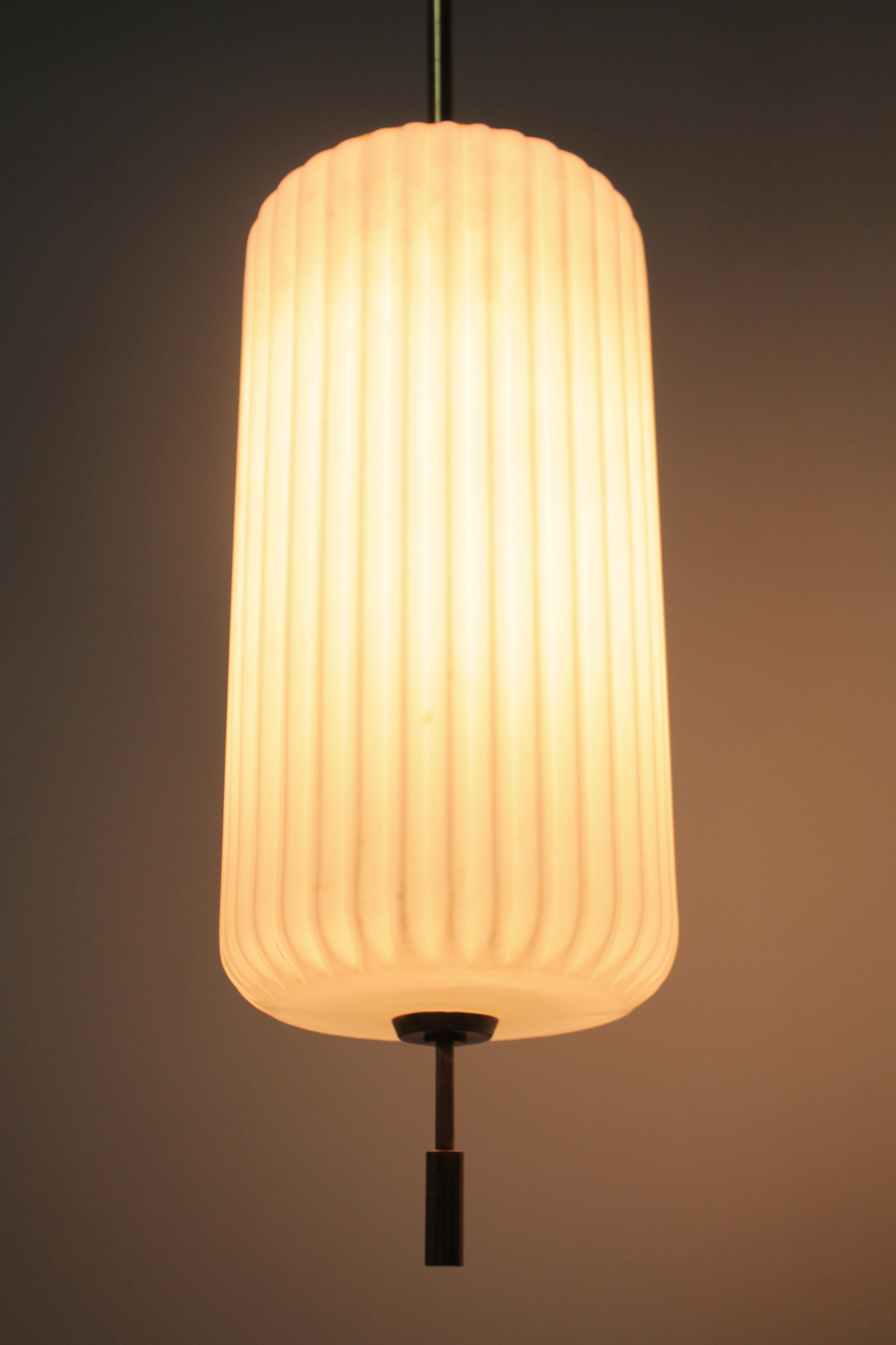 Brass Ceiling Lamp Mod. 12766 by Arredoluce Design Angelo Lelii, 1950s