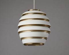 Ceiling Lamp Mode A332 “Beehive” Designed by Alvar Aalto for Valaistustyo