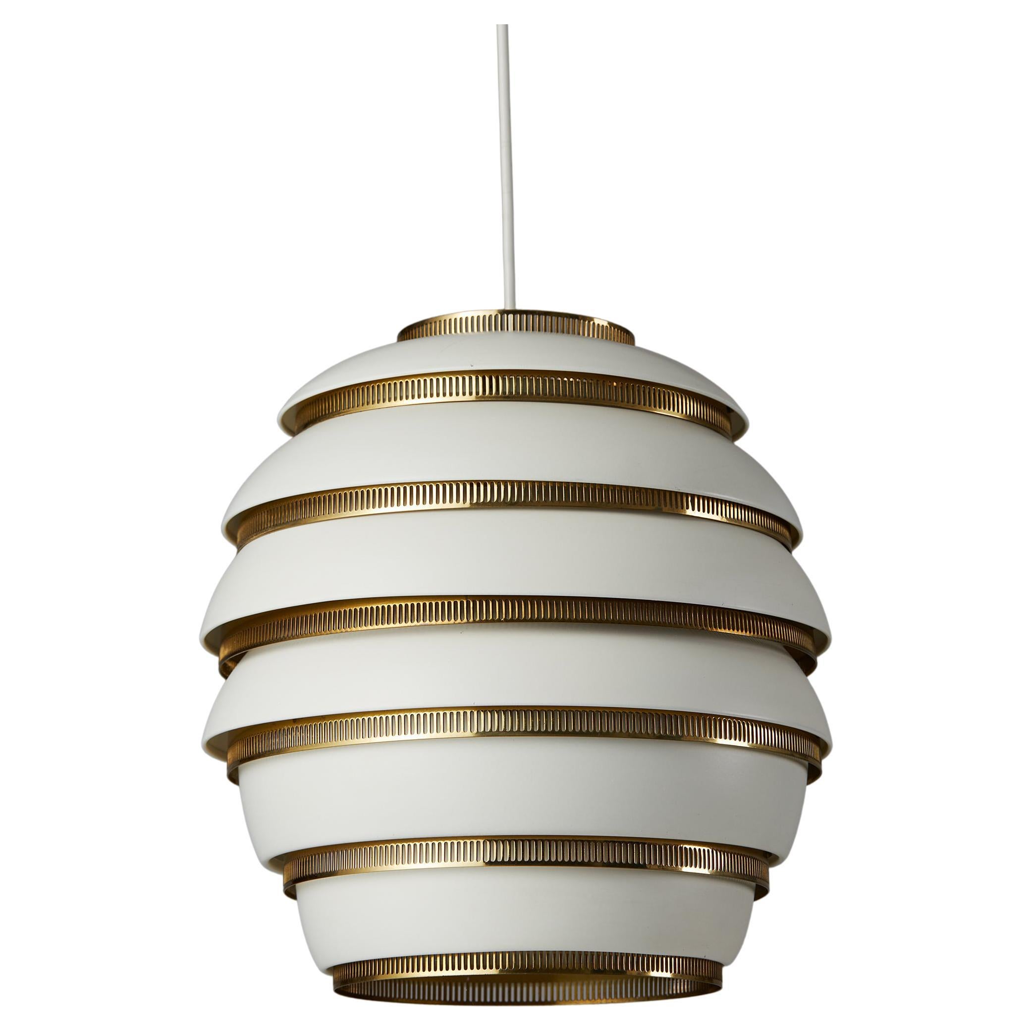 Ceiling Lamp Mode A332 “Beehive” Designed by Alvar Aalto for Valaistustyo