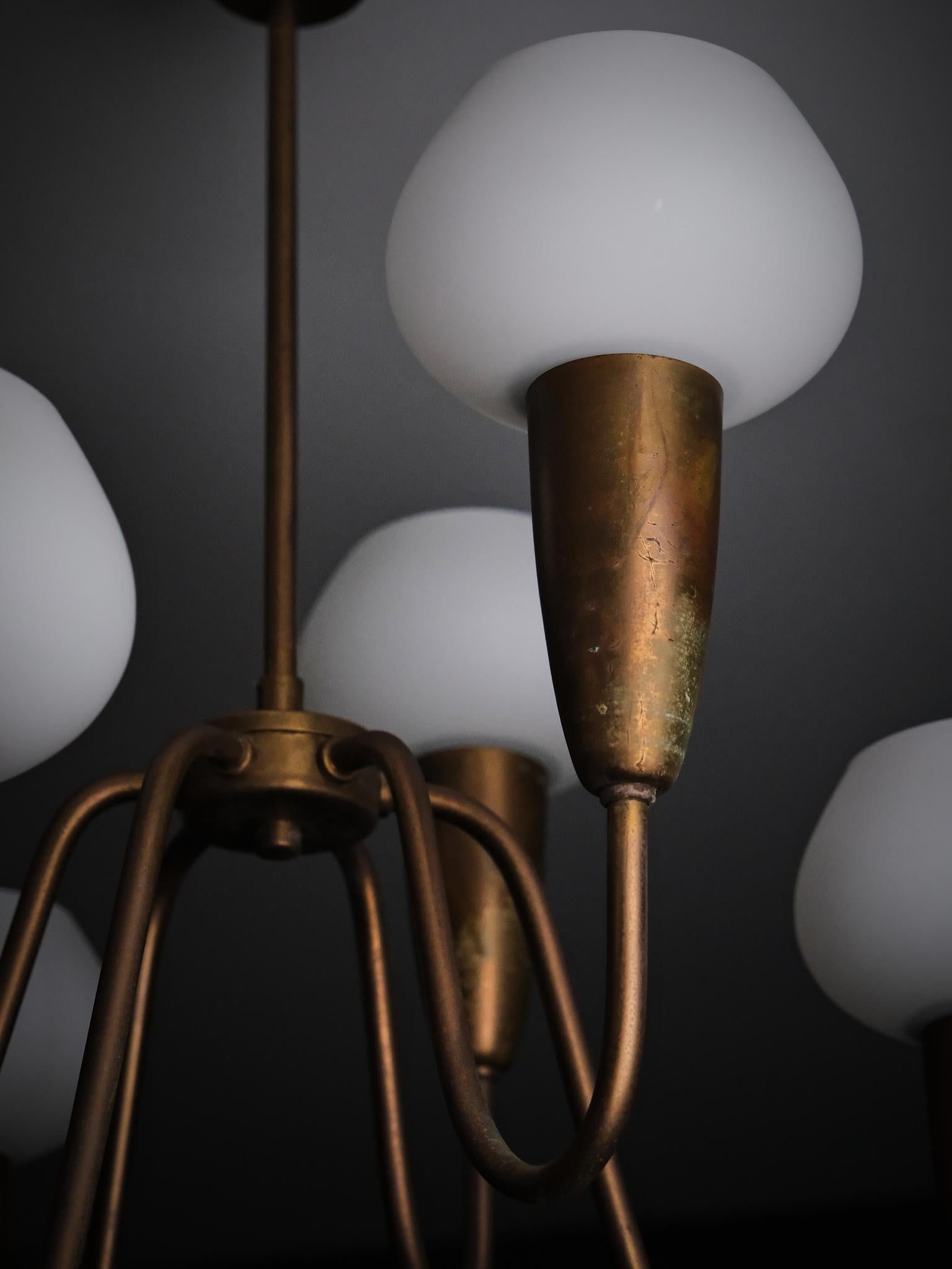 Deckenleuchte Modell '12074' von Arvid Böhlmarks Lampfabrik, Schweden, 1950er Jahre im Angebot 4