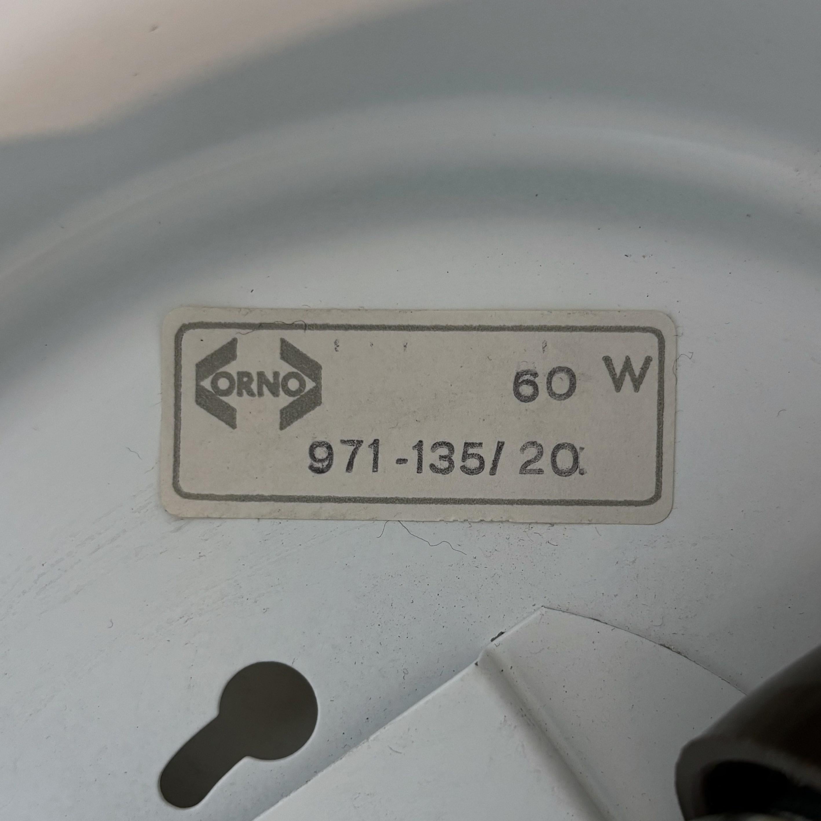 Lampada da soffitto modello 971-135/20 di Yki Nummi per Orno, Finlandia, anni '70 in vendita 3