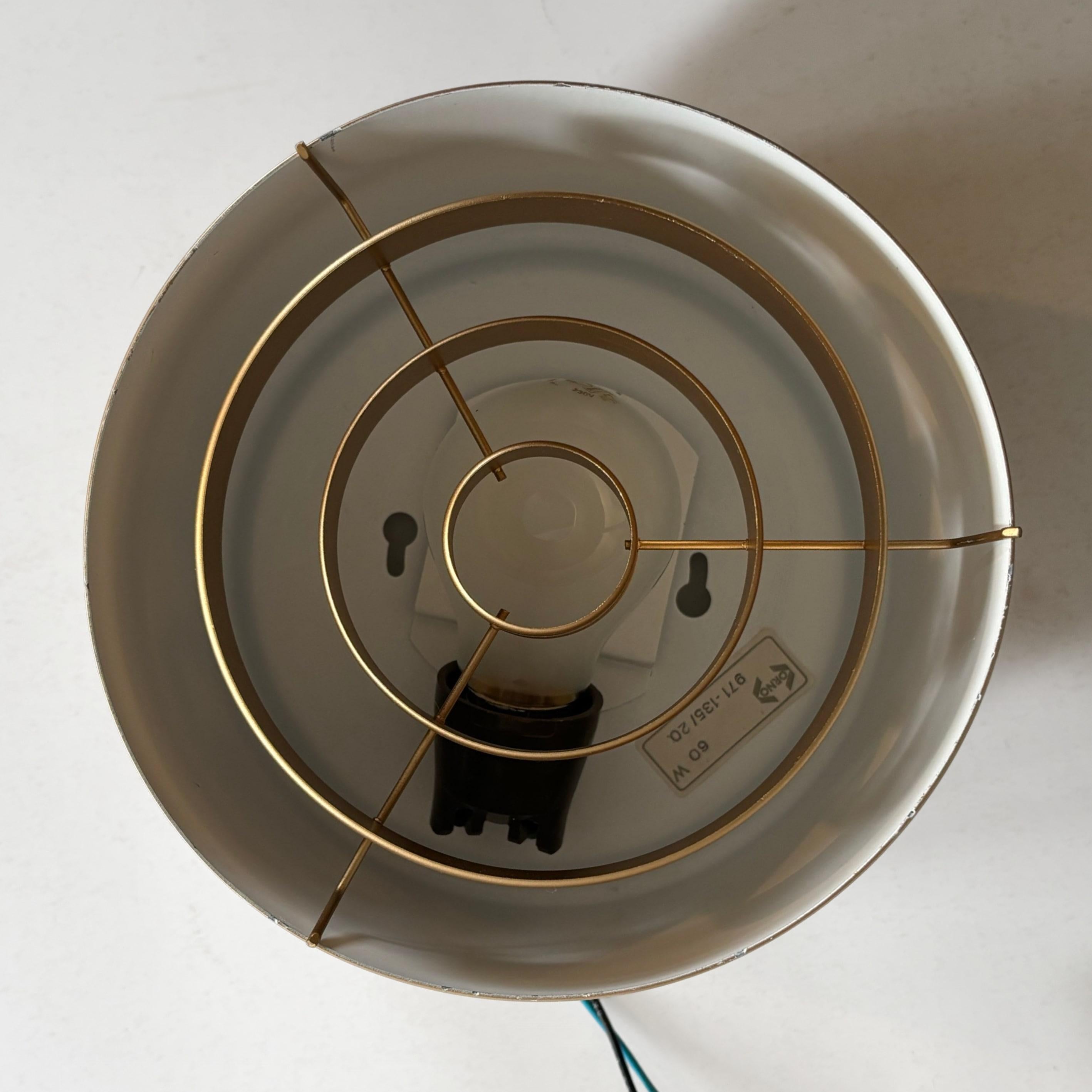 Metallo Lampada da soffitto modello 971-135/20 di Yki Nummi per Orno, Finlandia, anni '70 in vendita