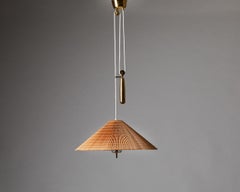 Ceiling Lamp Model A1967 Designed by Paavo Tynell for Oy Taito