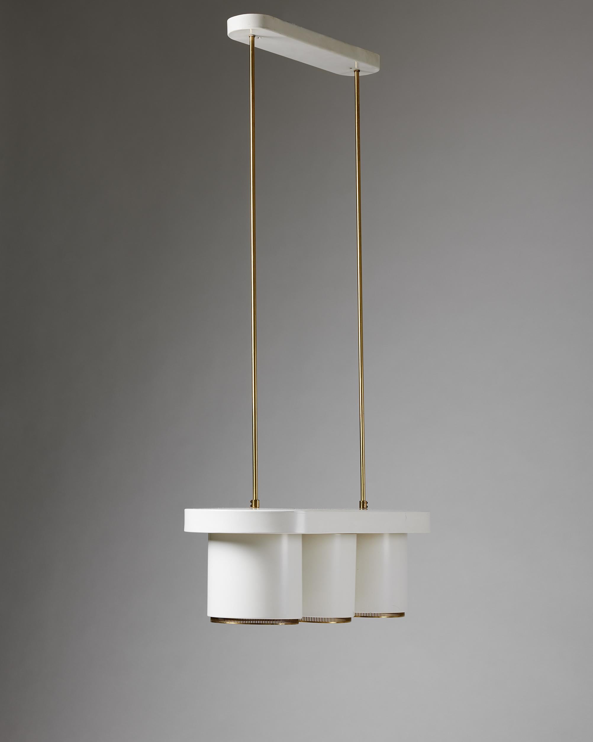 Ceiling lamp, model A203, designed by Alvar Aalto for Valaistustyö, Finland For Sale 7