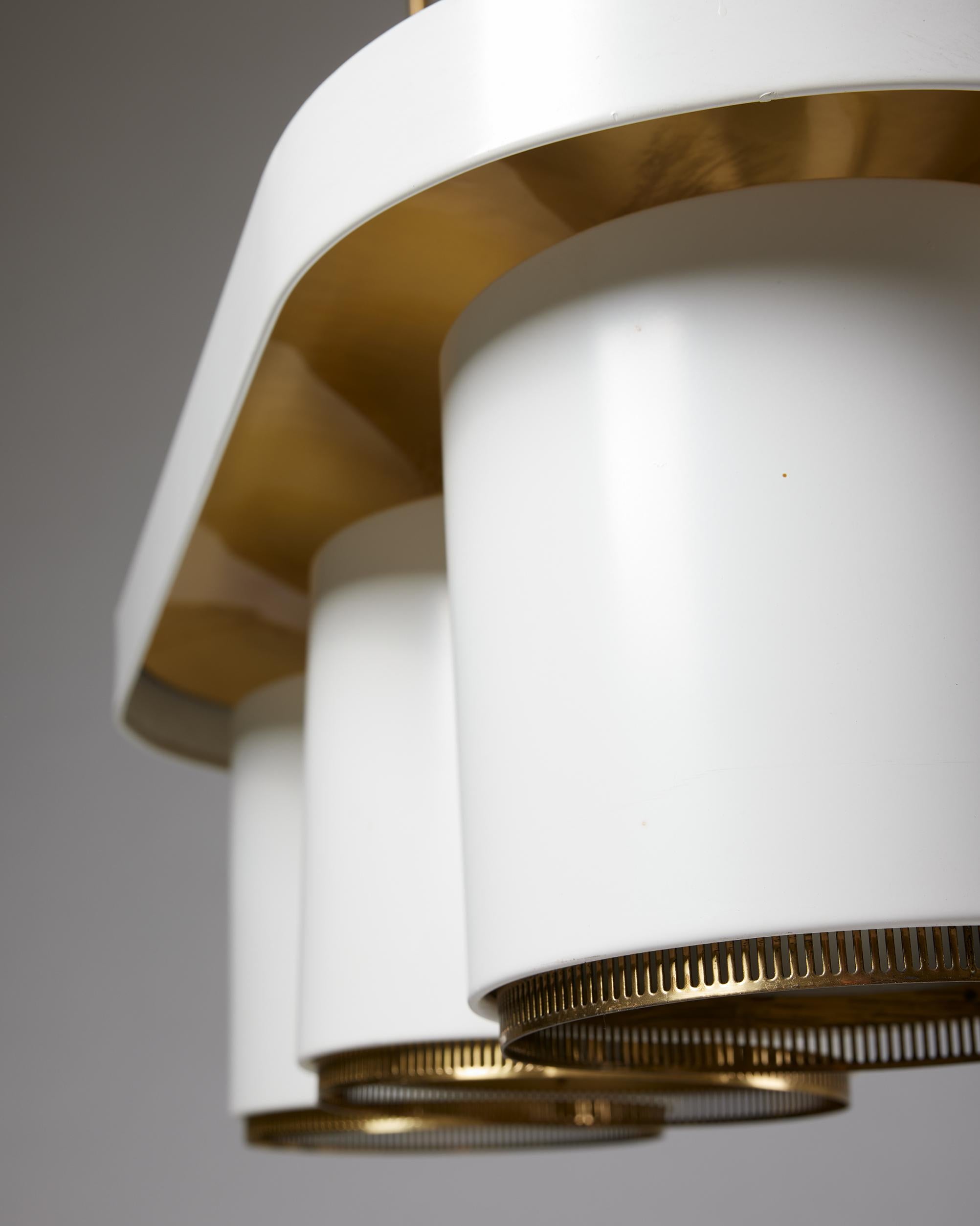 Ceiling lamp, model A203, designed by Alvar Aalto for Valaistustyö, Finland For Sale 10