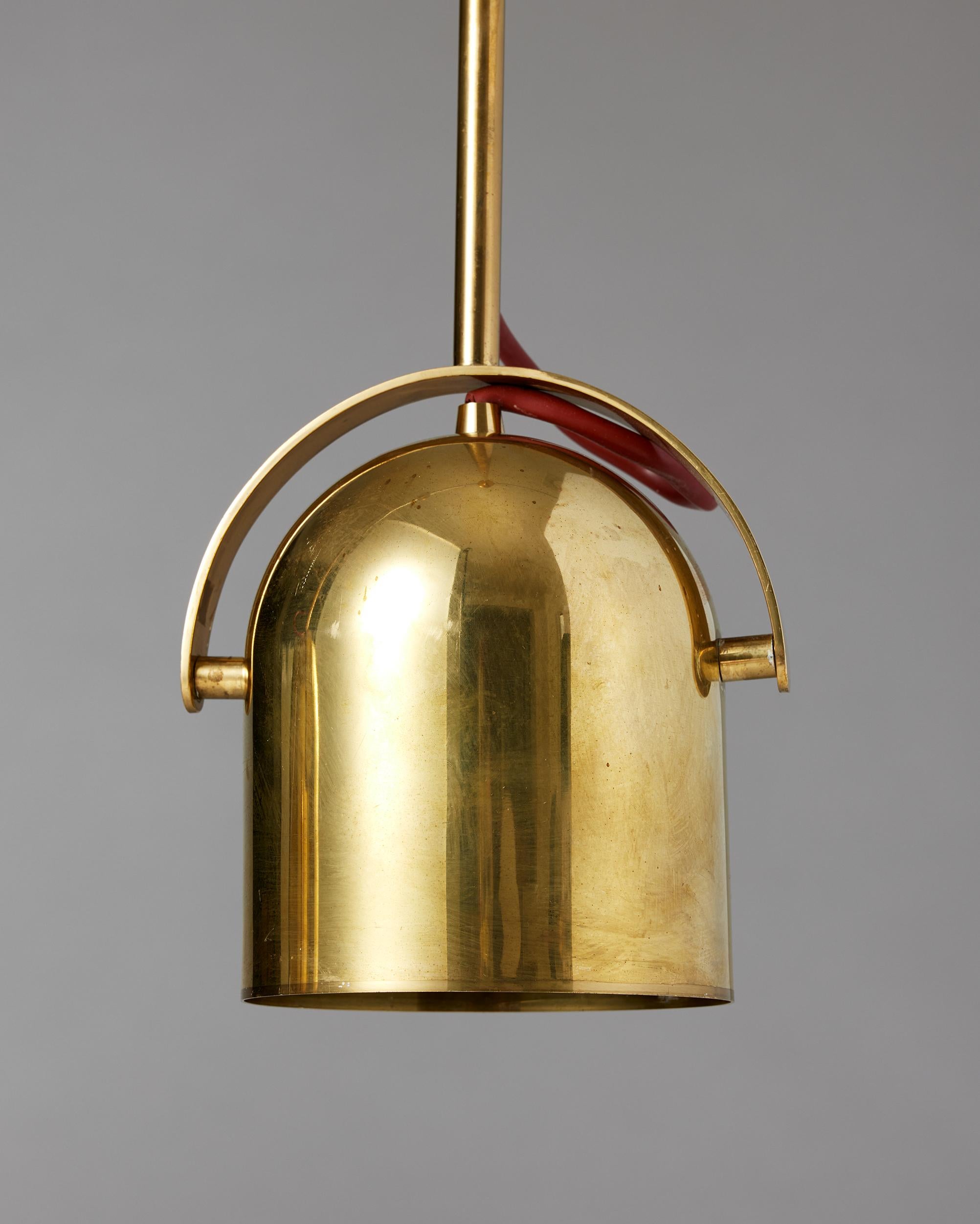 Ceiling lamp, model A203, designed by Alvar Aalto for Valaistustyö, Finland For Sale 2