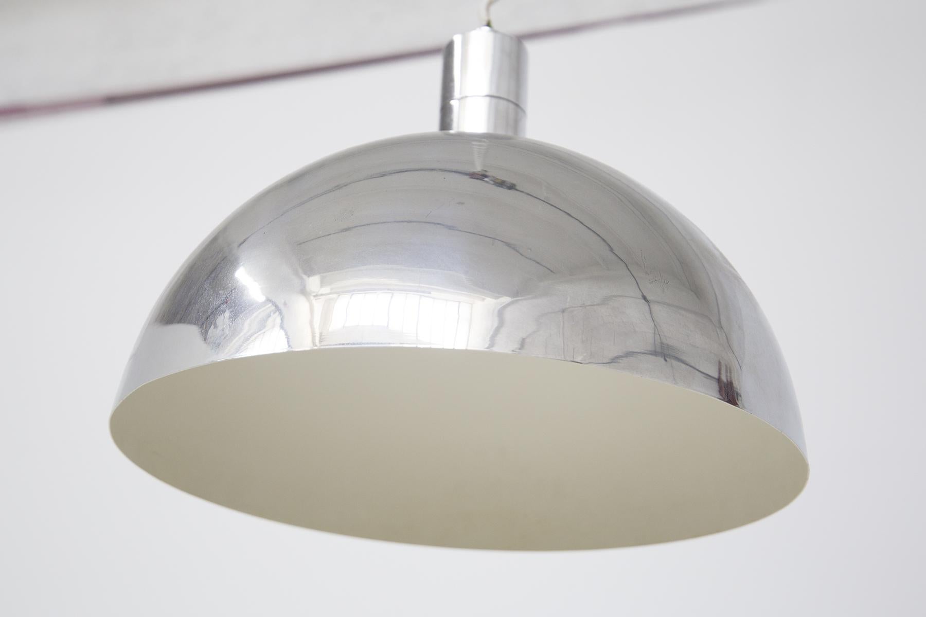 Polychromed Ceiling Lamp Model Am4z by Franco Albini and Franca Helg for Sirrah For Sale