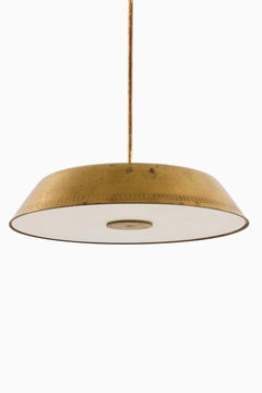 Lampada da soffitto, modello nr 11326, in ottone di Harald Notini, anni '40
