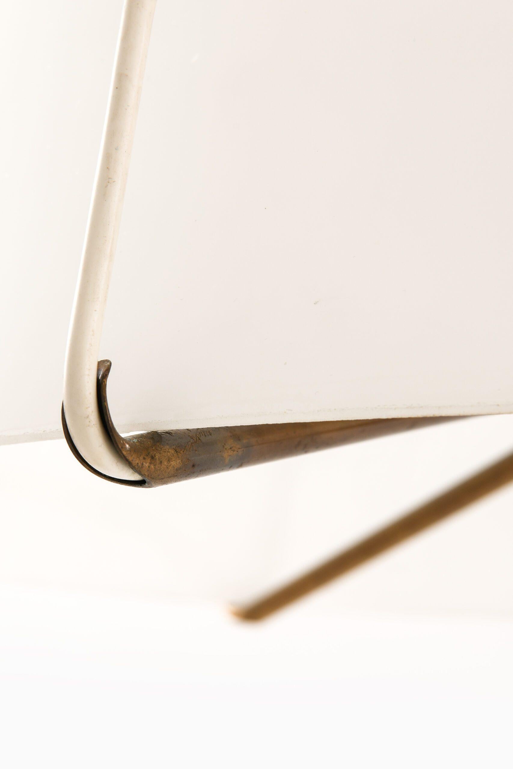 Mid-Century Modern Ceiling Lamp, Model Number 31234, in Opaline Glass by Bertil Brisborg, 1940s For Sale