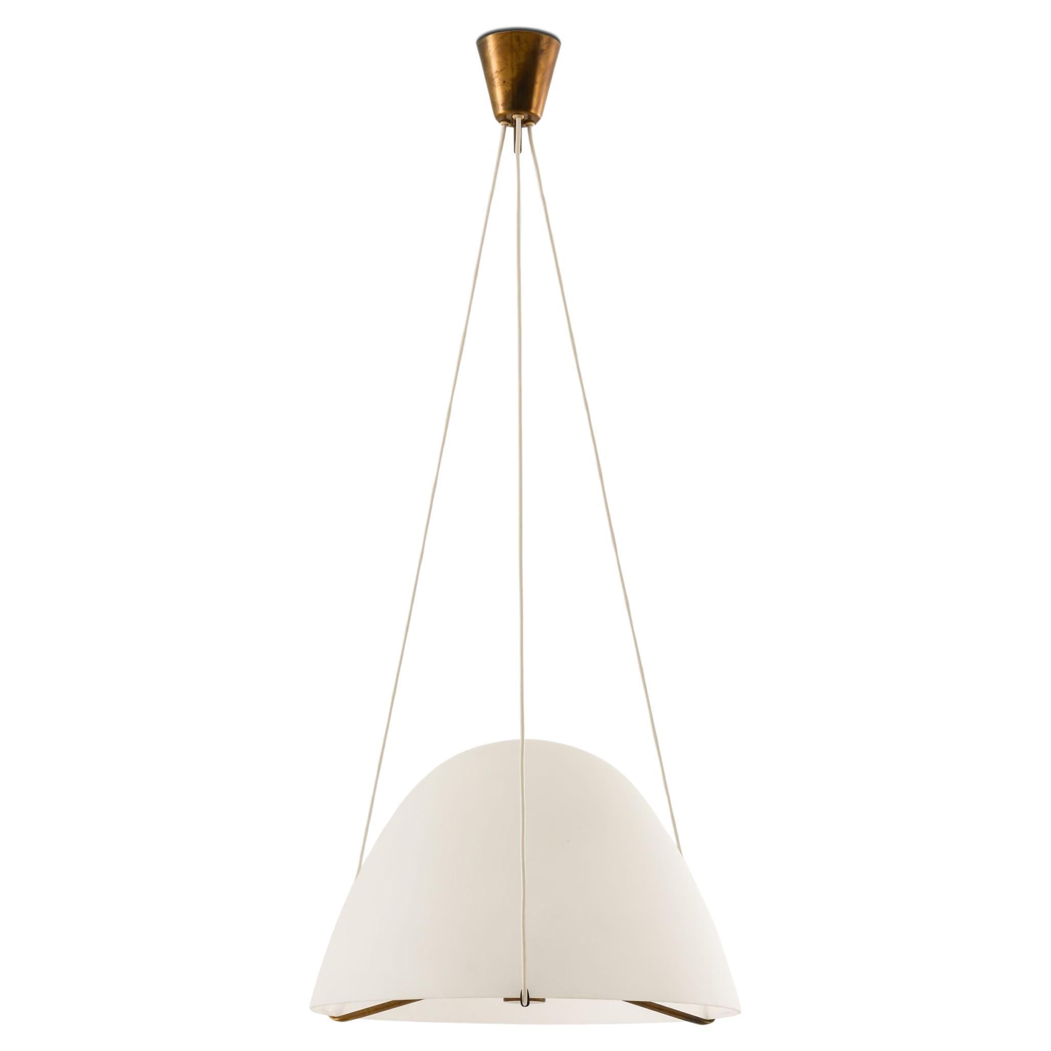 Ceiling Lamp, Model Number 31234, in Opaline Glass by Bertil Brisborg, 1940s For Sale