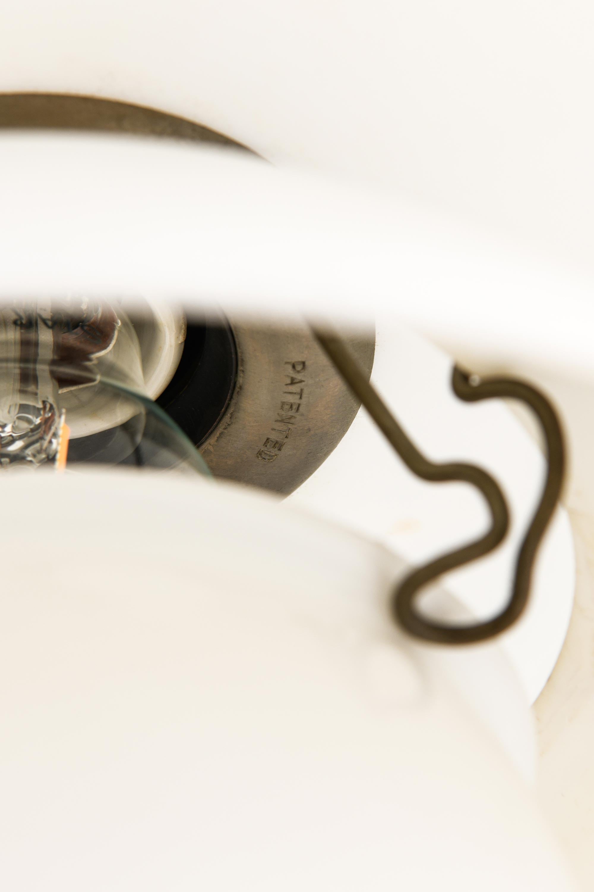 Danois Plafonnier, Model No No 4/4, en verre opalin et métal par Poul Henningsen, années 1930 en vente