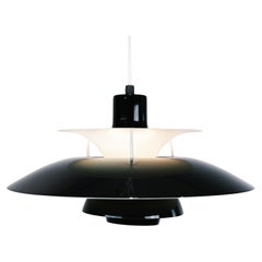 Ceiling Lamp Model PH5 Made In Lacquered Black By Poul Henningsen