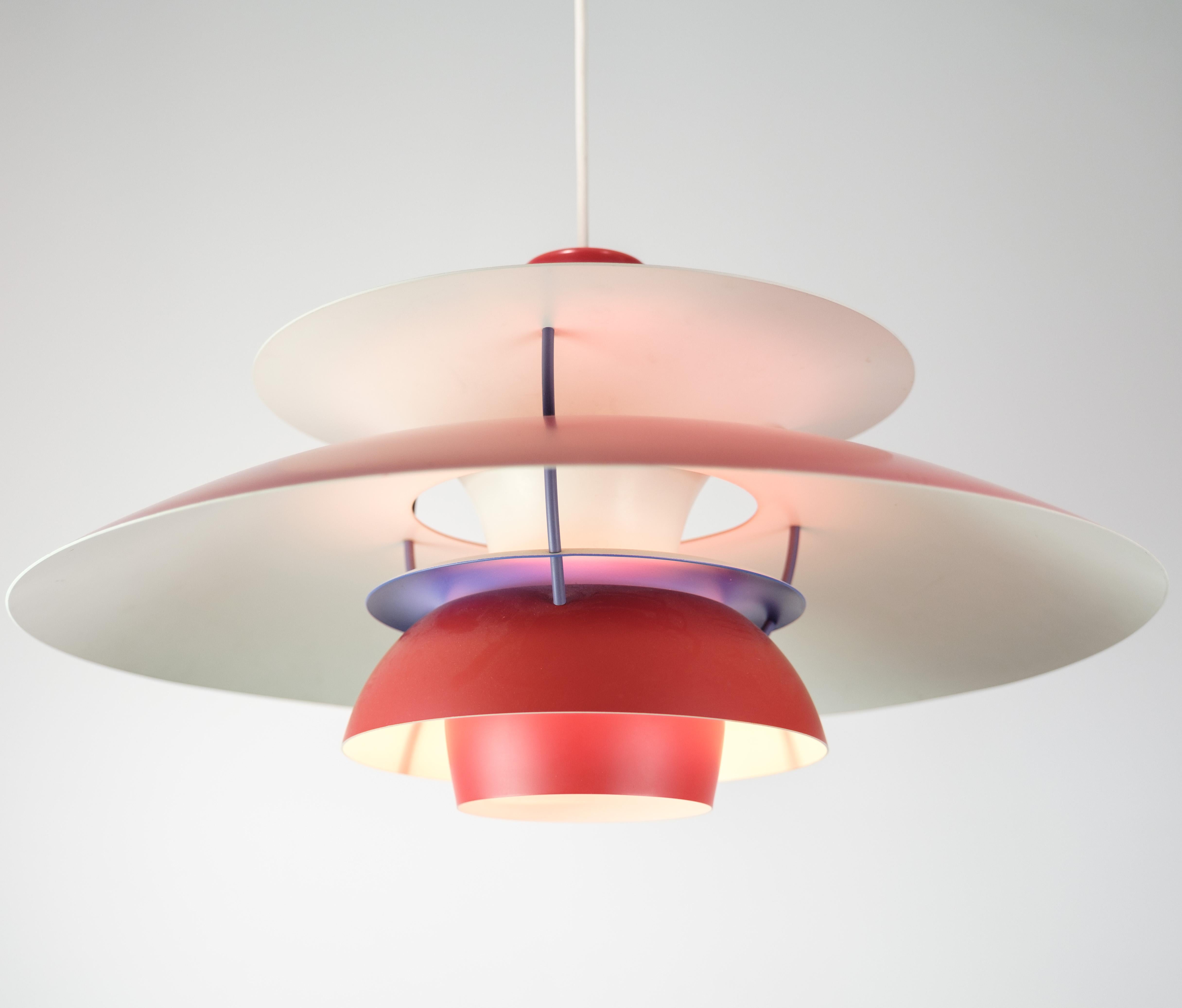 Ceiling Lamp, Model PH5, Poul Henningsen, 1958 In Good Condition For Sale In Lejre, DK