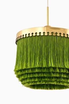 Lampe de plafond, Model T-601/M, en soie et laiton par Hans-Agne Jakobsson, 1965.