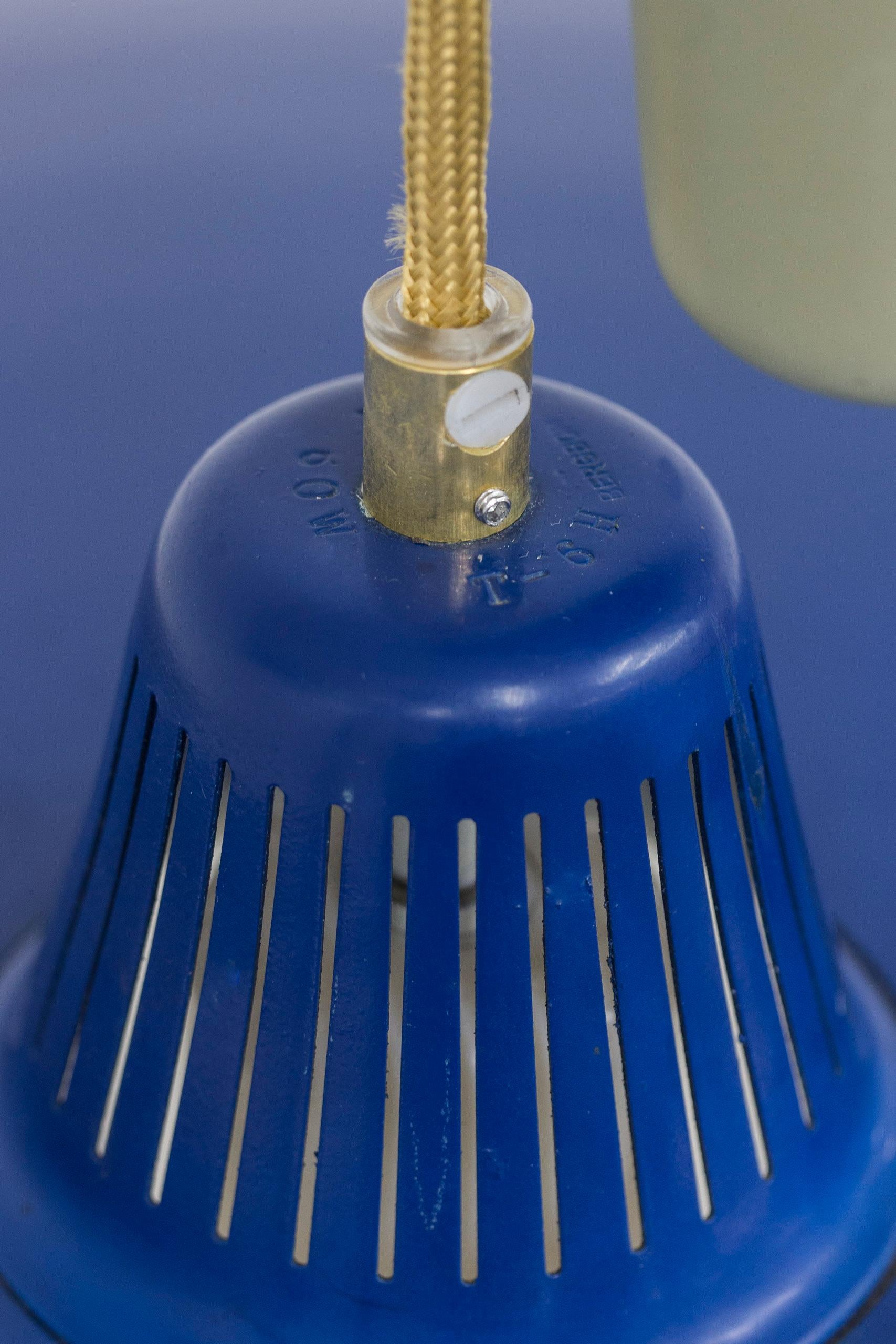  ceiling lamp model T-6H by Alf Svensson, Bergboms, Sweden, 1950s For Sale 10