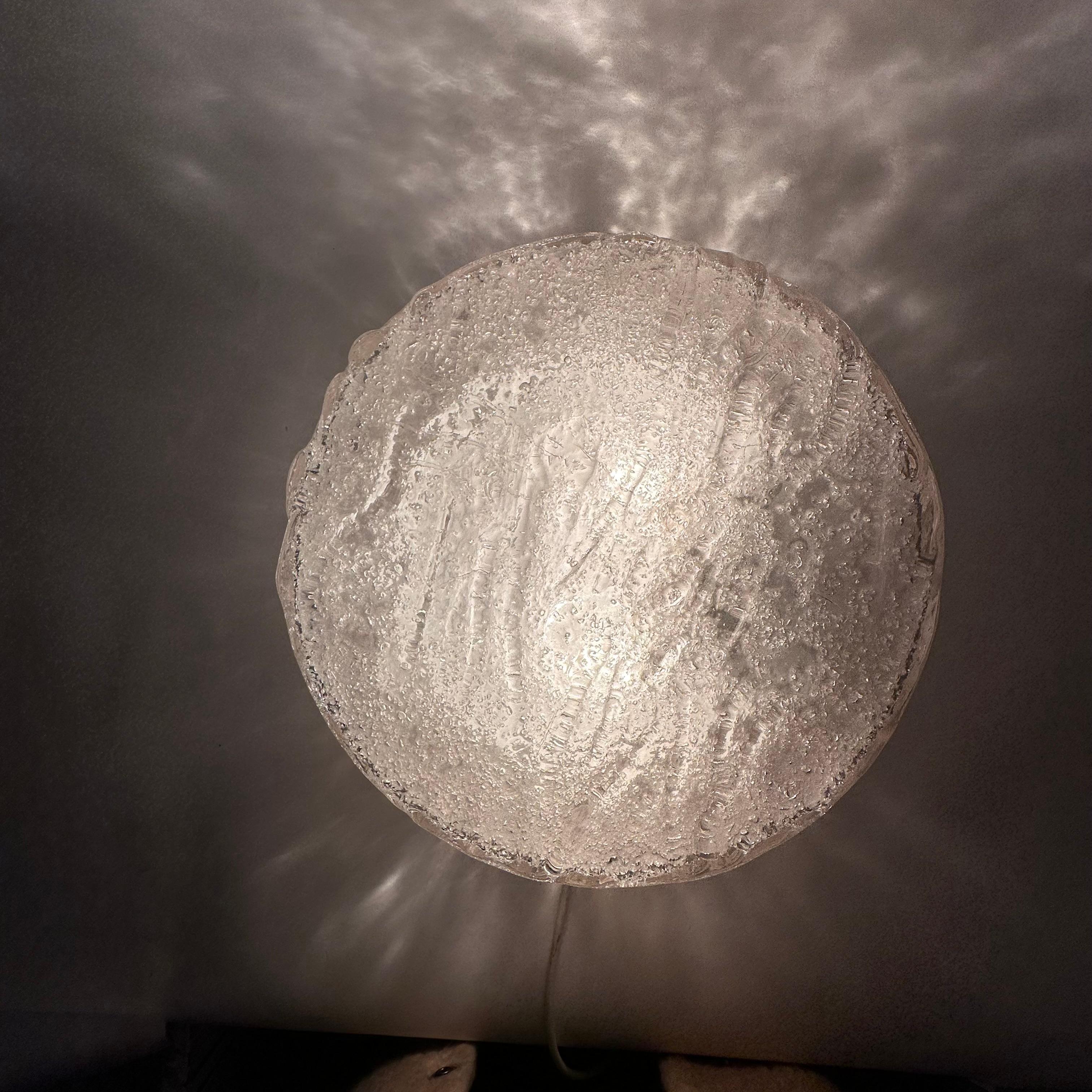 Mid-Century Modern Ceiling lamp Murano glass , 1970 For Sale