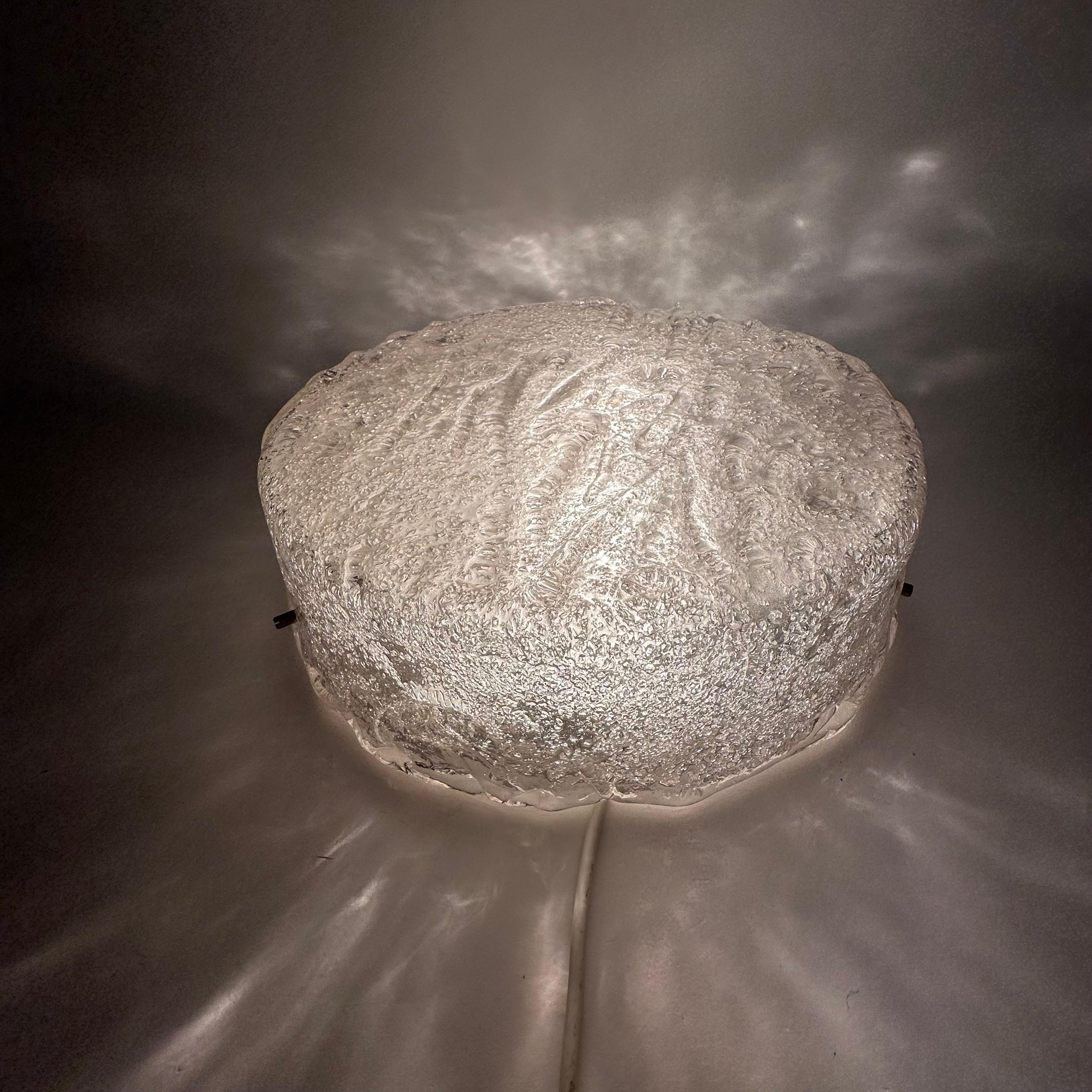 German Ceiling lamp Murano glass , 1970 For Sale