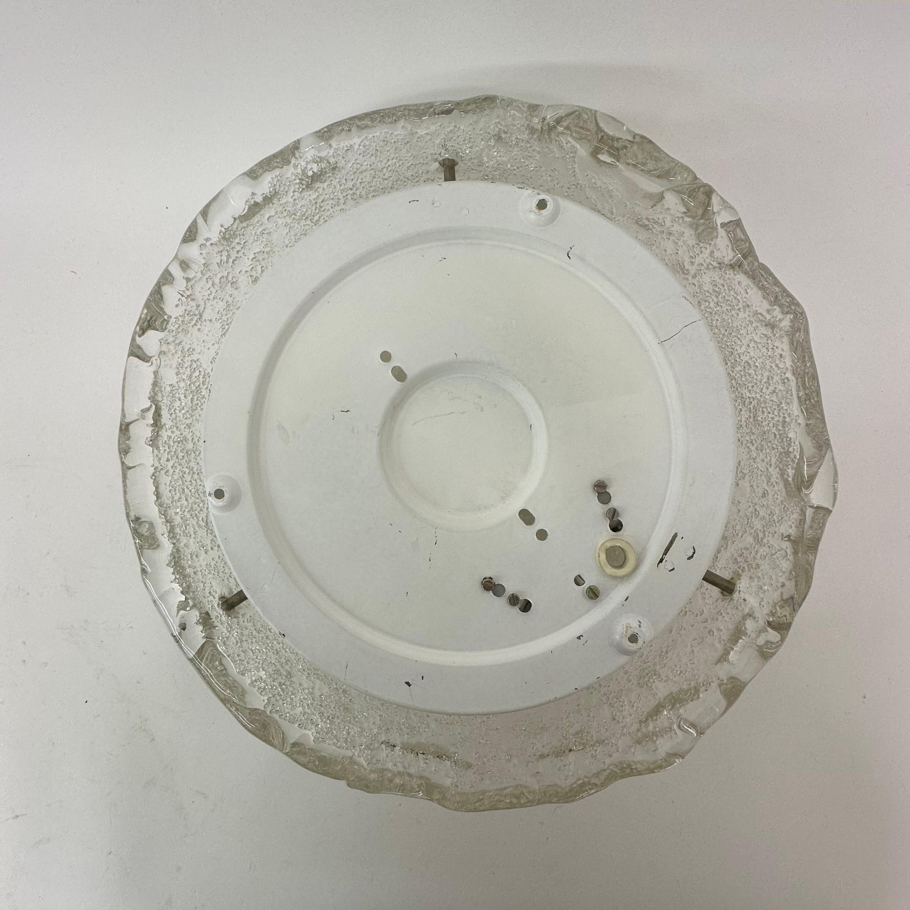 Ceiling lamp Murano glass , 1970 For Sale 2