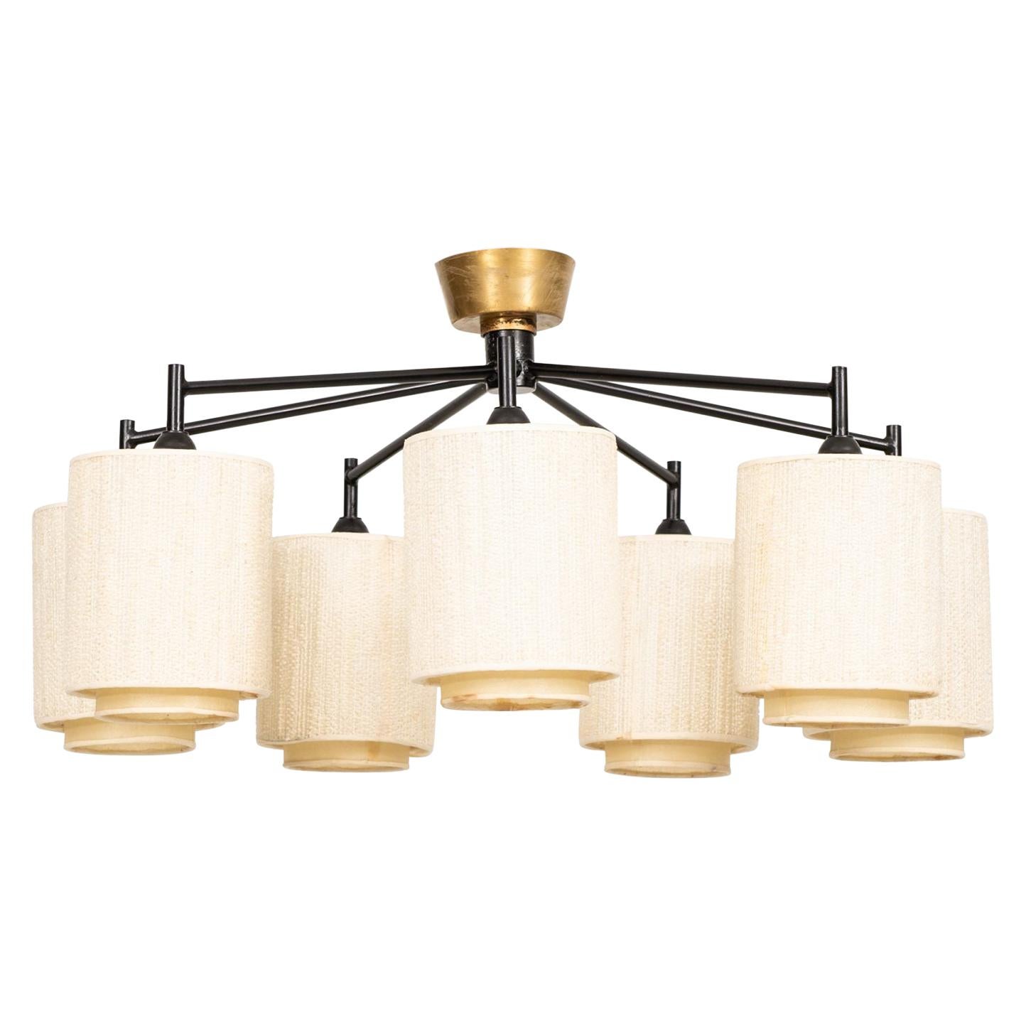 Ceiling Lamp or Flushmount Lamp Probably Produced in Sweden