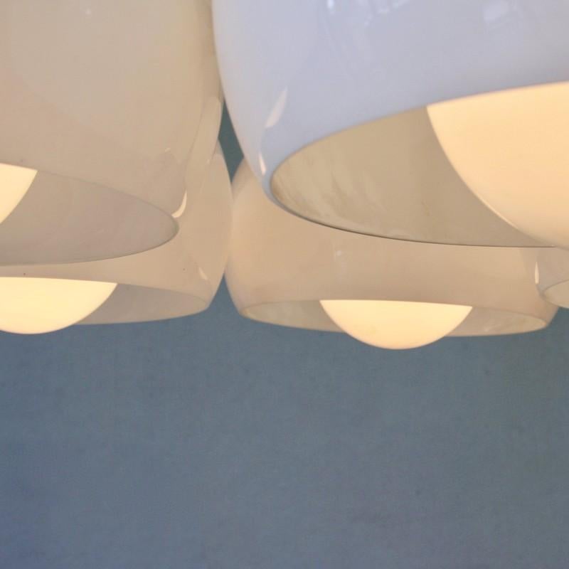 Italian Ceiling Lamp Pentaclinio Designed by Vico Magistretti for Artemide, 1961