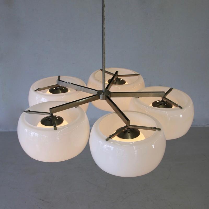 Ceiling Lamp Pentaclinio Designed by Vico Magistretti for Artemide, 1961 In Good Condition In Berlin, Berlin