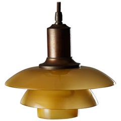 Ceiling Lamp PH 2/1 Designed by Poul Henningsen for Louis Poulsen, Denmark, 1930