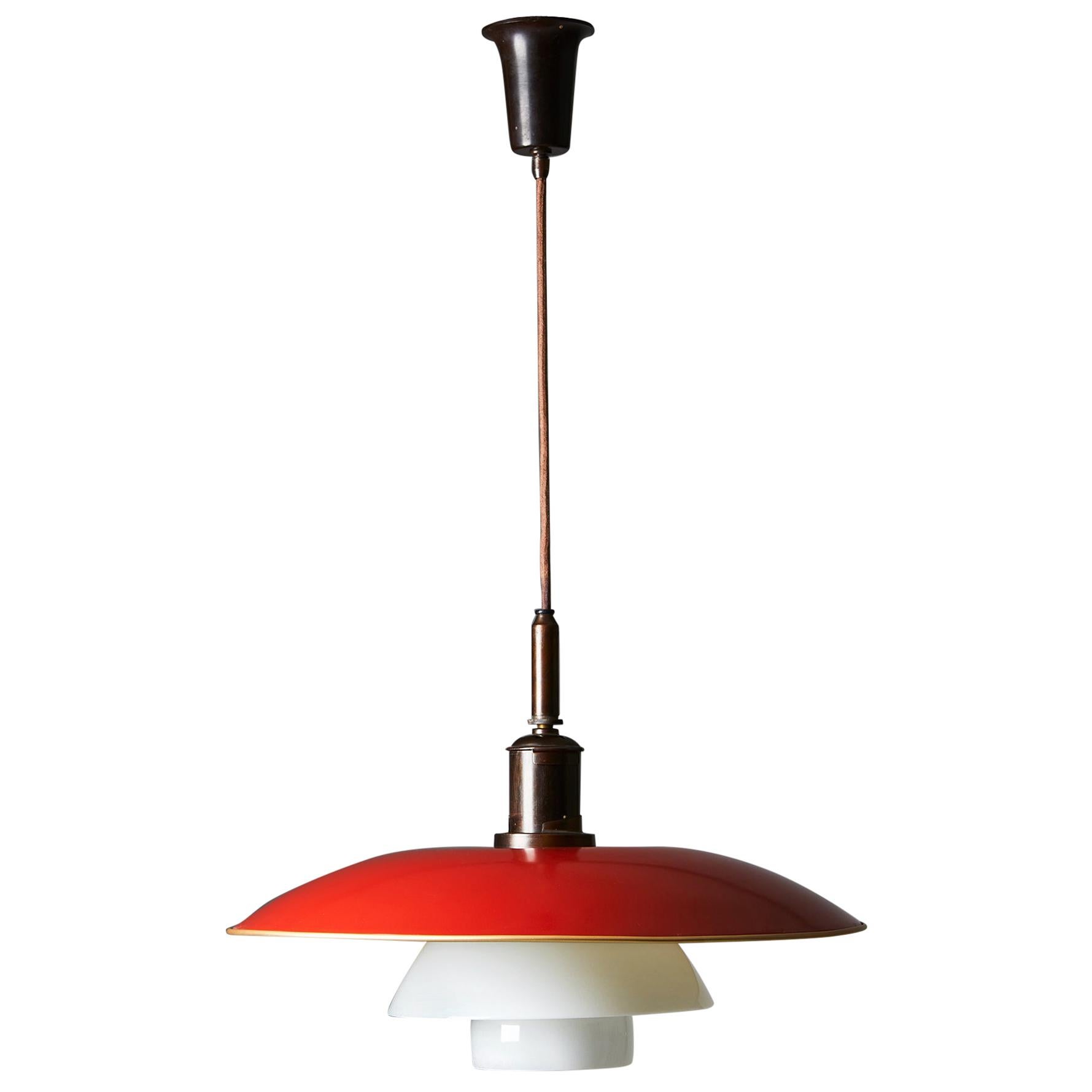 Ceiling Lamp PH 5/4 Designed by Poul Henningsen for Louis Poulsen, Denmark