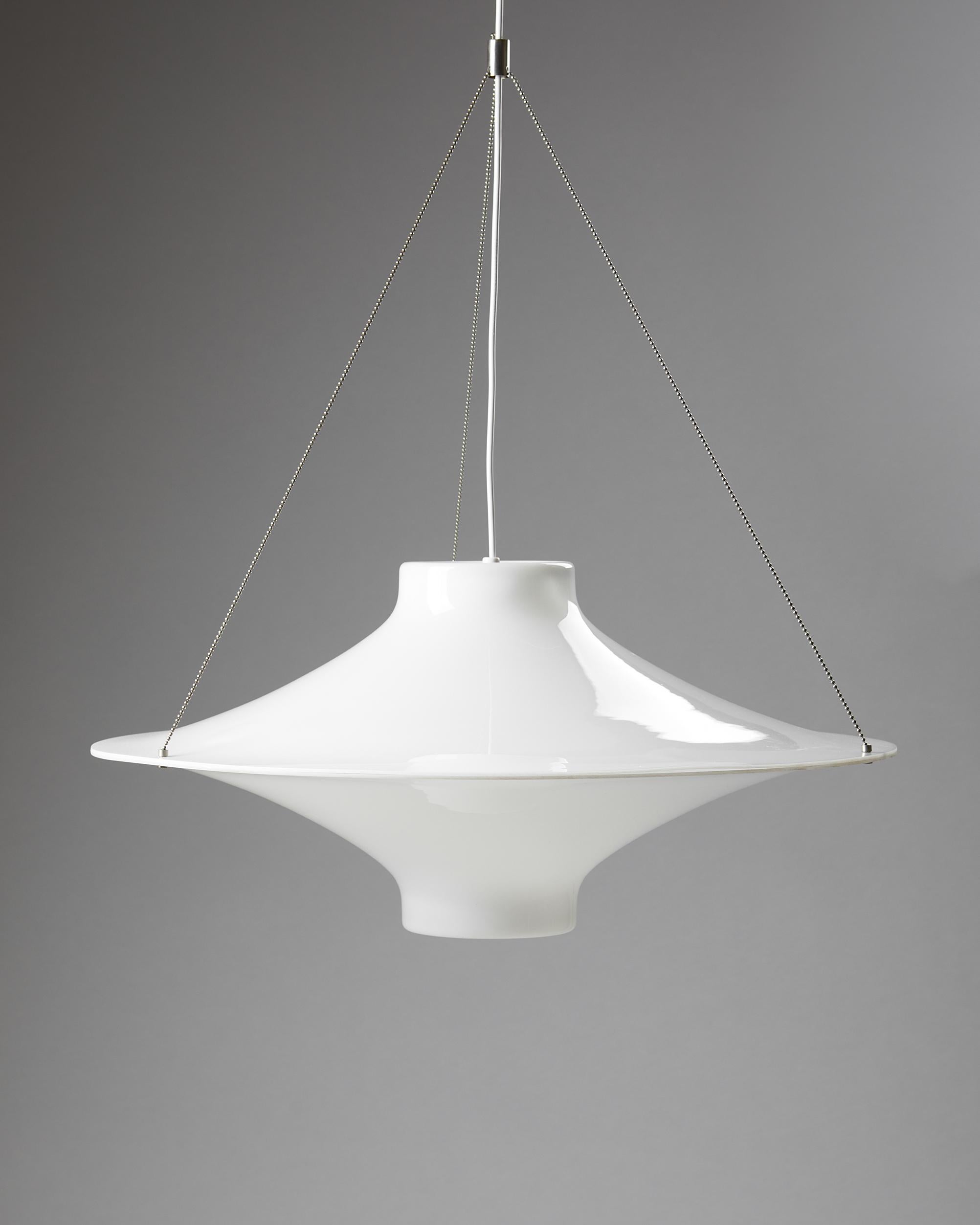 Finnish Ceiling Lamp ‘Sky Flyer’ Designed by Yki Nummi, Finland, 1960s
