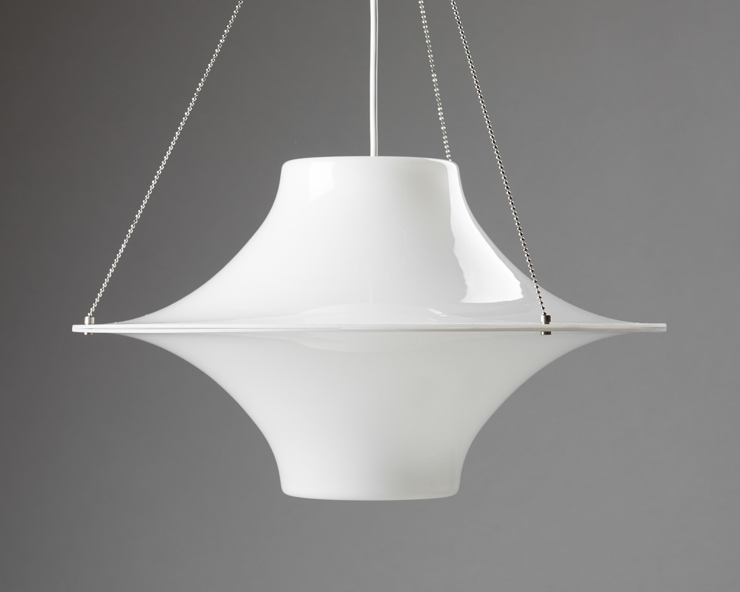 Finnish Ceiling Lamp ‘Sky Flyer’ Designed by Yki Nummi, Finland, 1960s