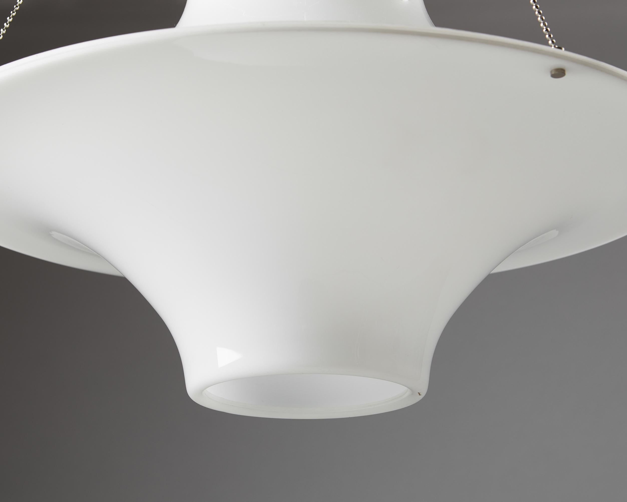 20th Century Ceiling Lamp ‘Sky Flyer’ Designed by Yki Nummi, Finland, 1960s