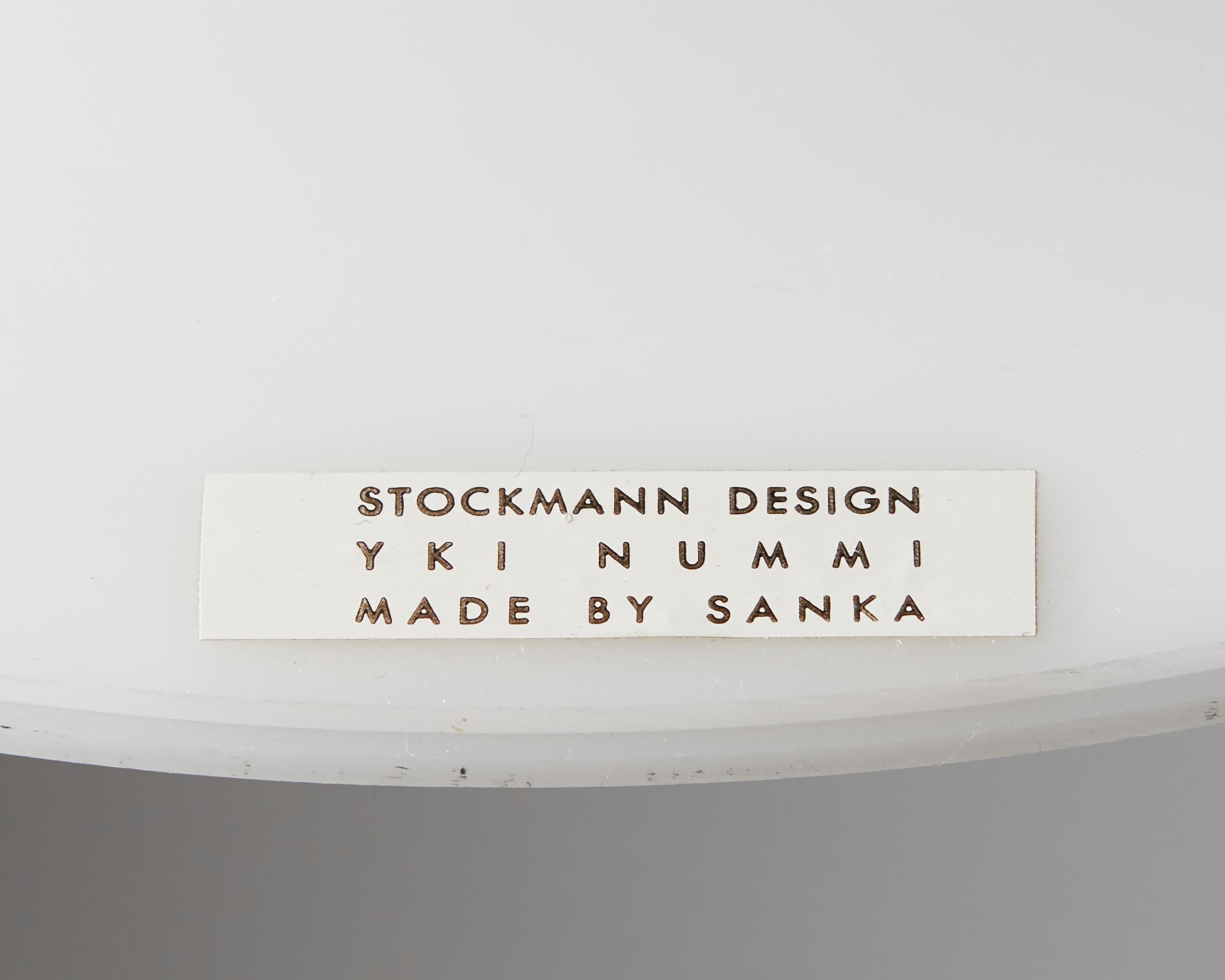 Ceiling Lamp “Sky Flyer” Designed by Yki Nummi for Sanka, Finland, 1960s In Good Condition In Stockholm, SE
