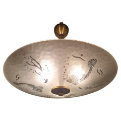 Ceiling lamp. Swedish Modern, 1940's, sweden